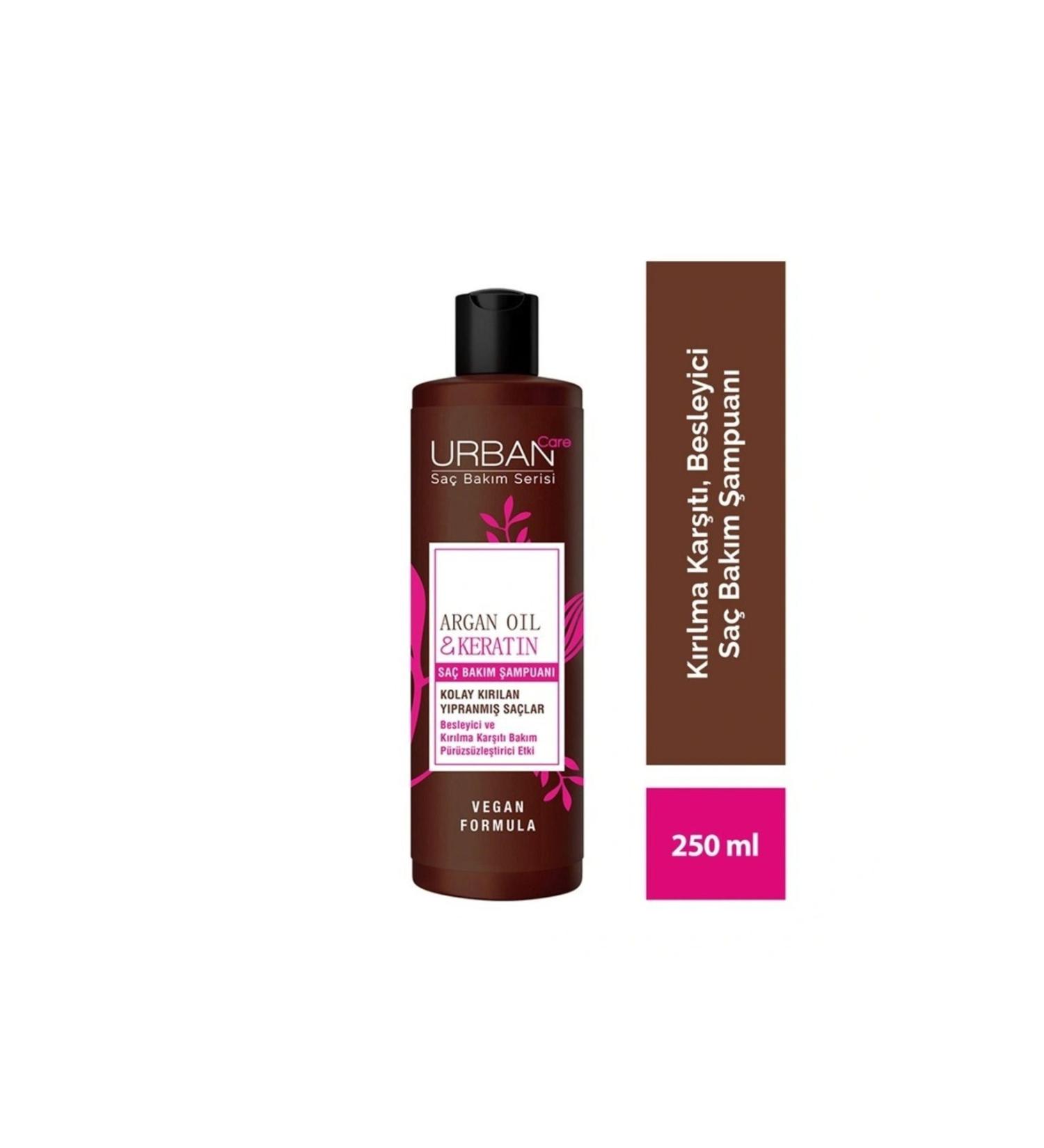 Urban Care Argan Oil & Keratin Shampoo 250 ml