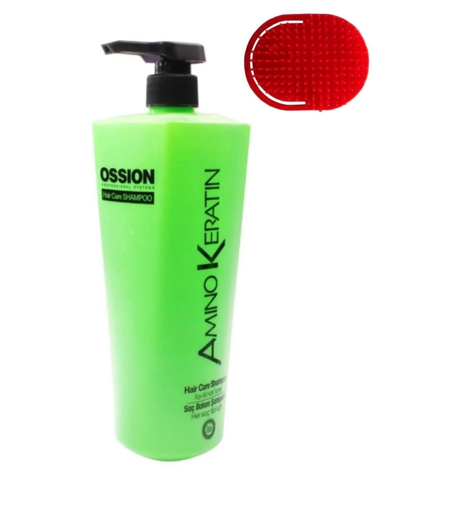 Morfose Ossion Keratin Shampoo 800 ml. and Hair Washing Comb