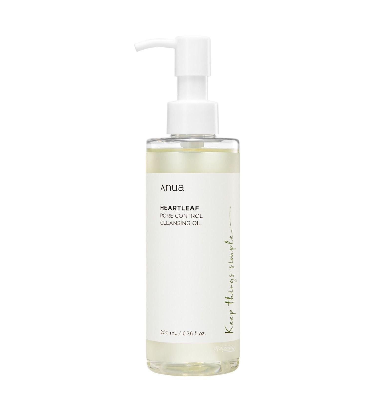 ANUA Hearleaf Pore Control Cleansing Oil - Anti-Blackhead Cleansing Oil 200ml - Buy Online on GoSupps.com