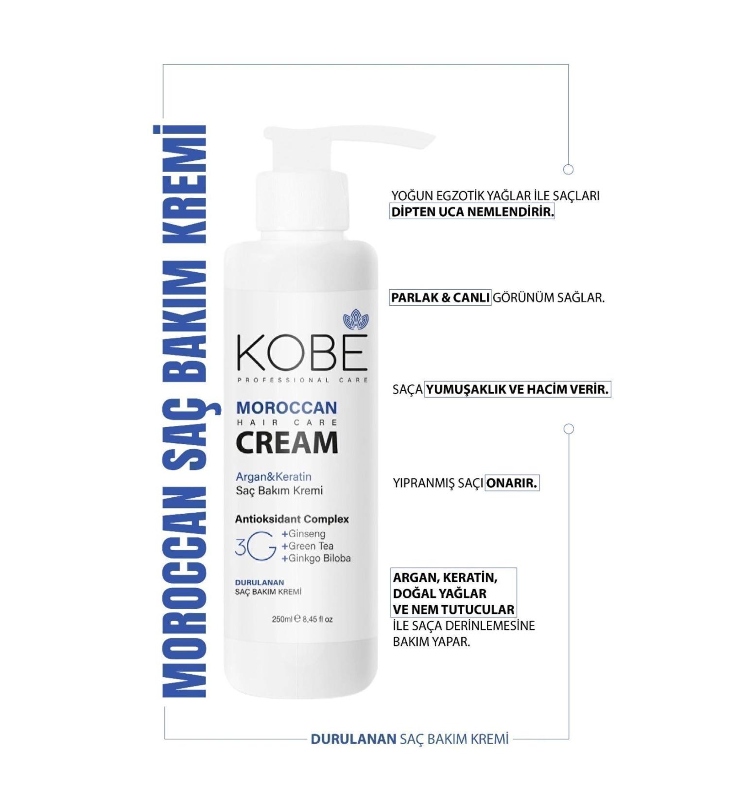KOBE Keratin & Argan Repairing Hair Care Conditioner Damaged and Sensitive Hair Moroccan 250 ml - Buy Online on GoSupps.com