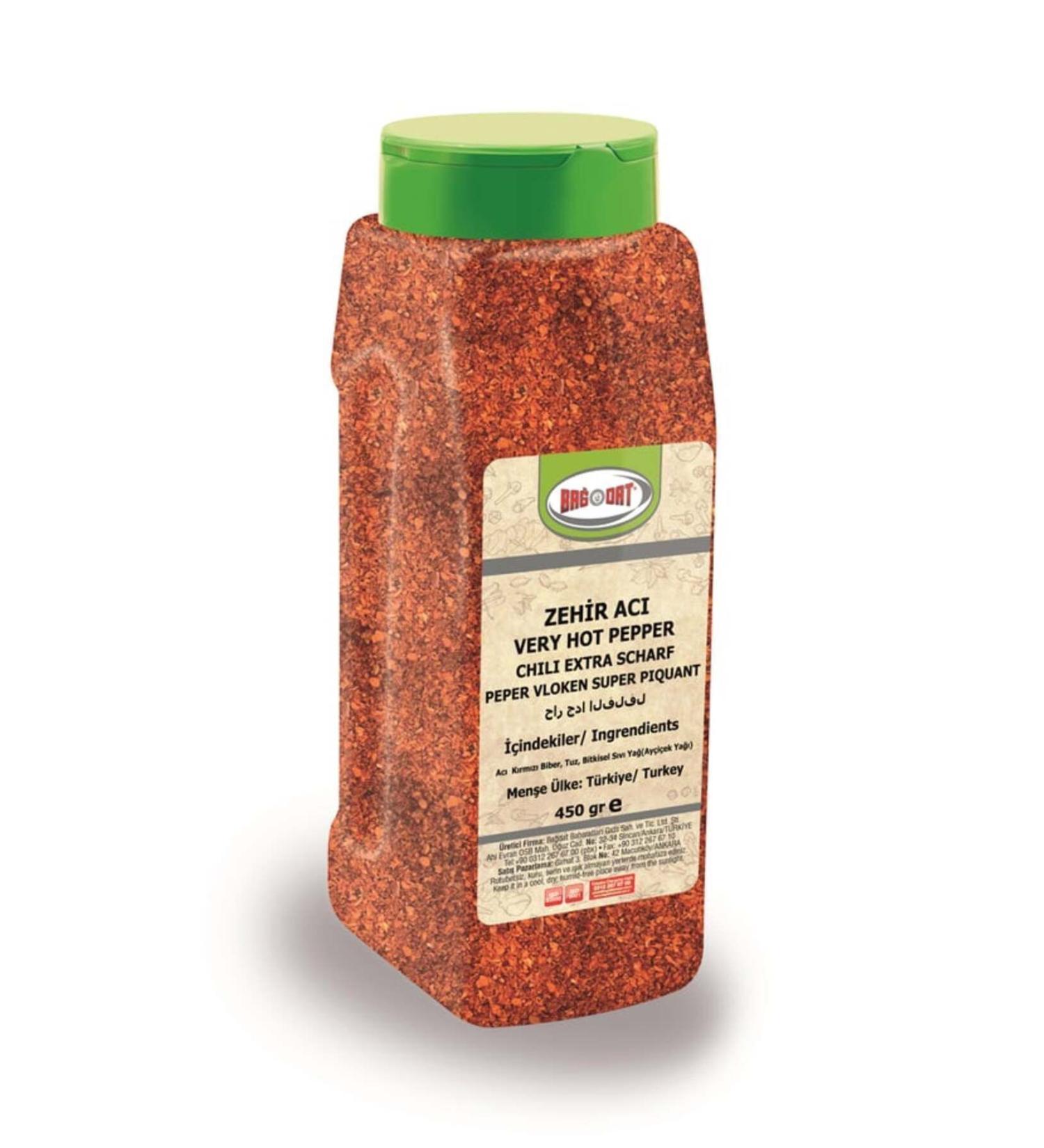 Baghdad Poison Hot Pepper 450 Gr.