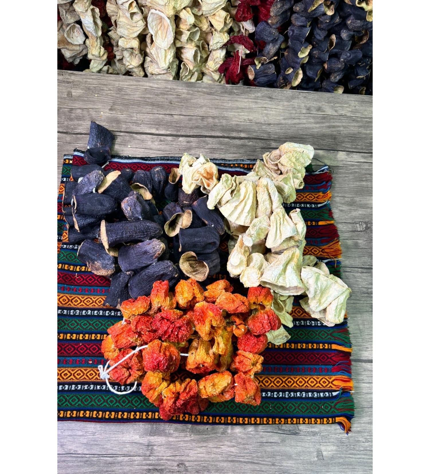 gazisofraantep Stuffed Dried (EACH STRING 23-25 PIECES OF ZUCCHINI EGGPLANT SWEET PEPPER) - Buy Online on GoSupps.com