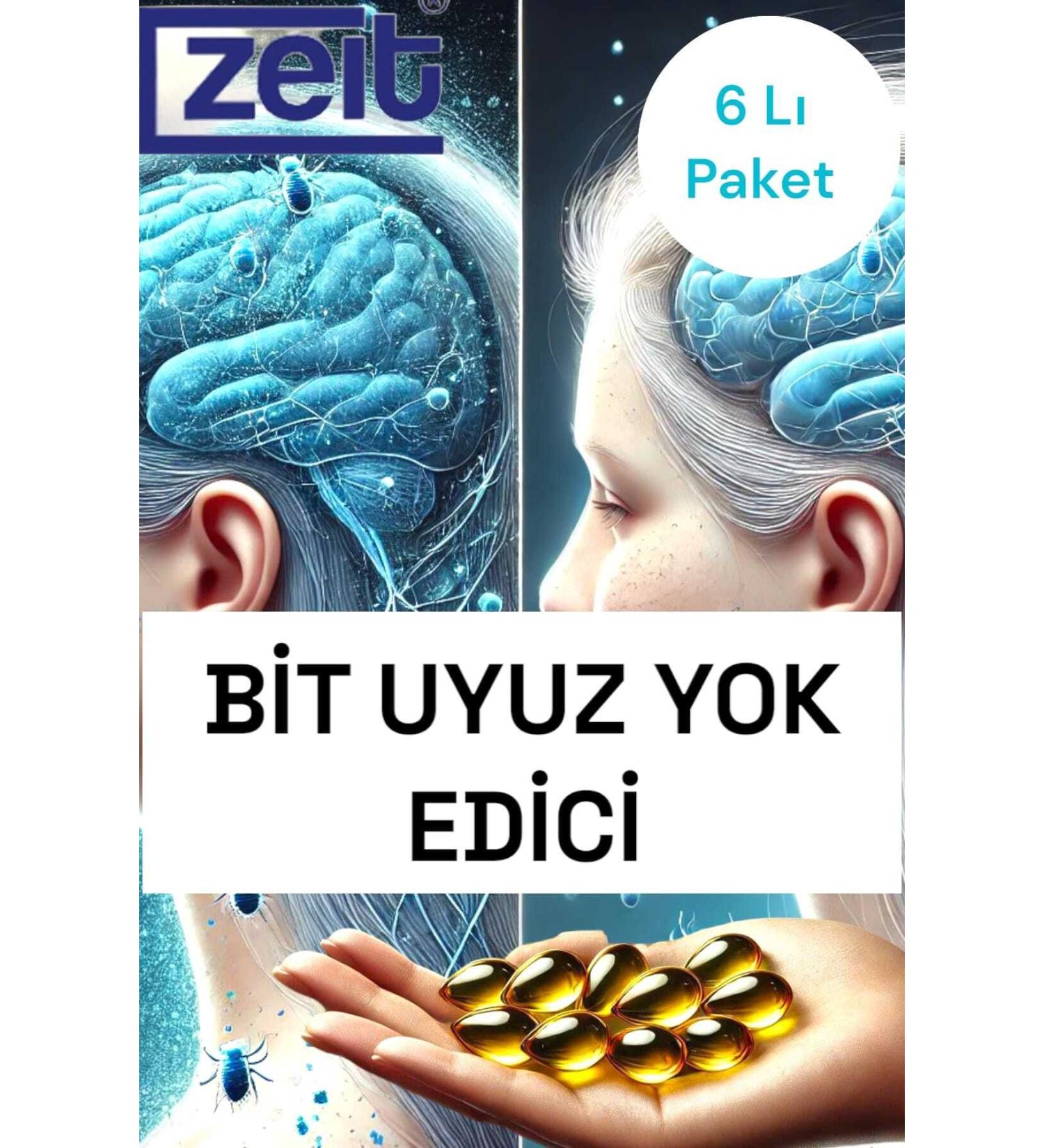 ZEIT OZON Ozonated Hair Serum Natural Fast Support Against Scabies Lice and Itching 6 Active Ozone Oil Capsules - Buy Online on GoSupps.com