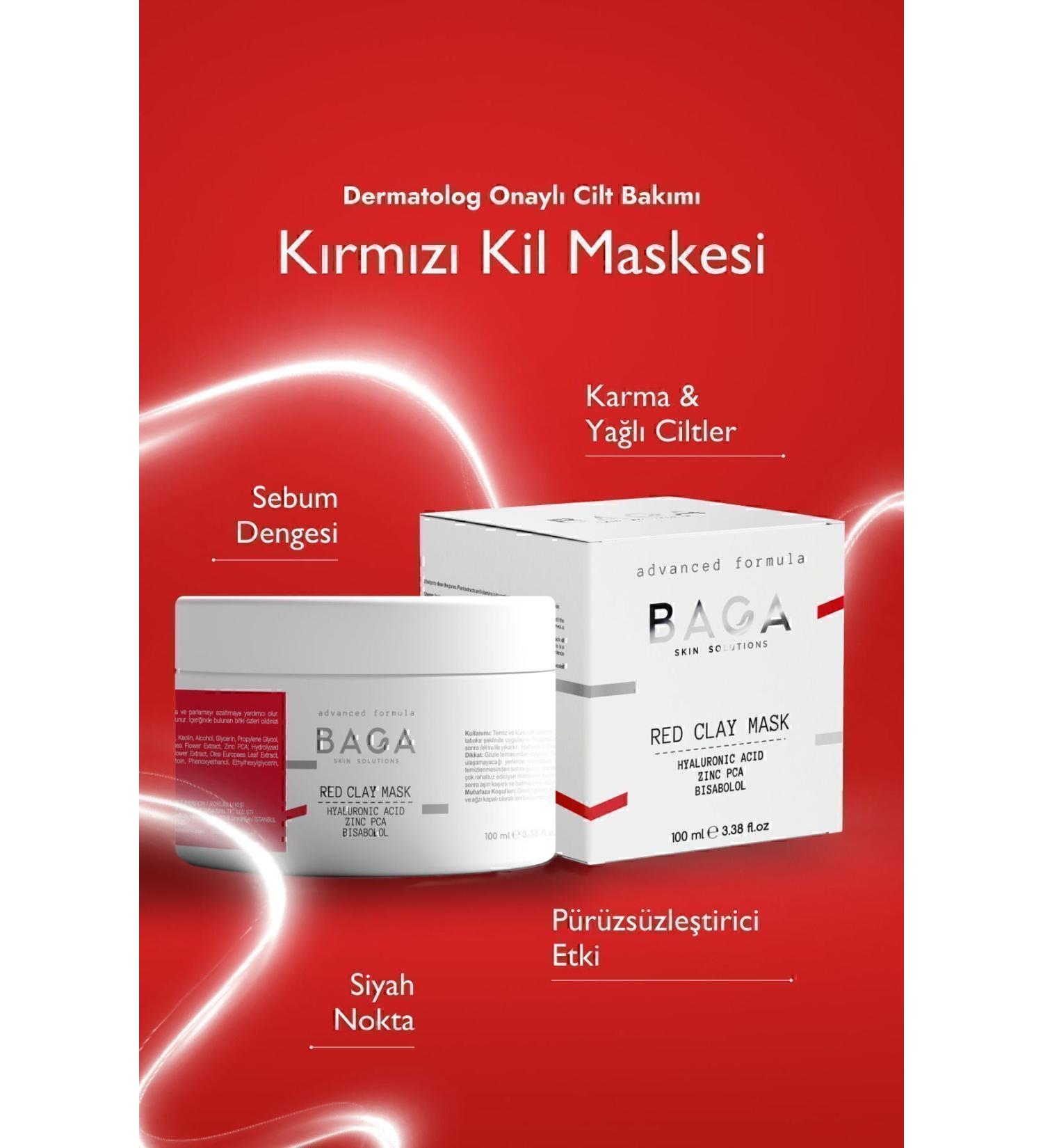 Baga Red Clay Mask - Buy Online on GoSupps.com