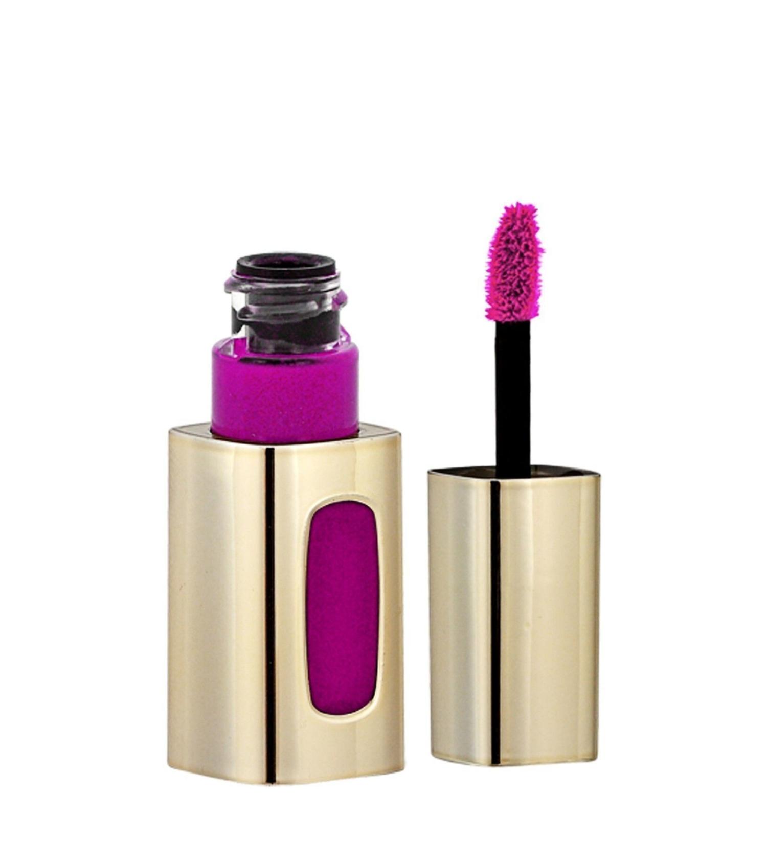 L'OR Eal Loreal Liquid Lipstick - Color Riche L'extraordinaire Lipstick 401 Fuchia Drama