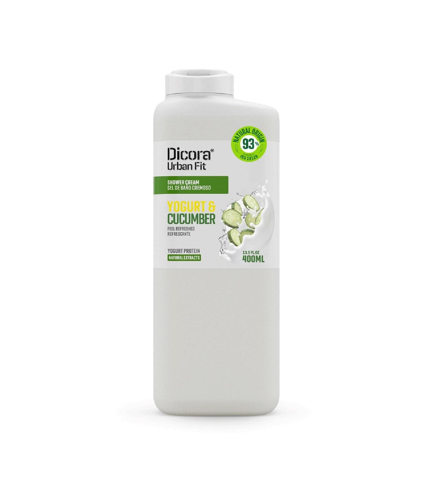 DICORA URBAN FIT Protein Yogurt & Cucumber Shower Gel 400 Ml 8429871991521