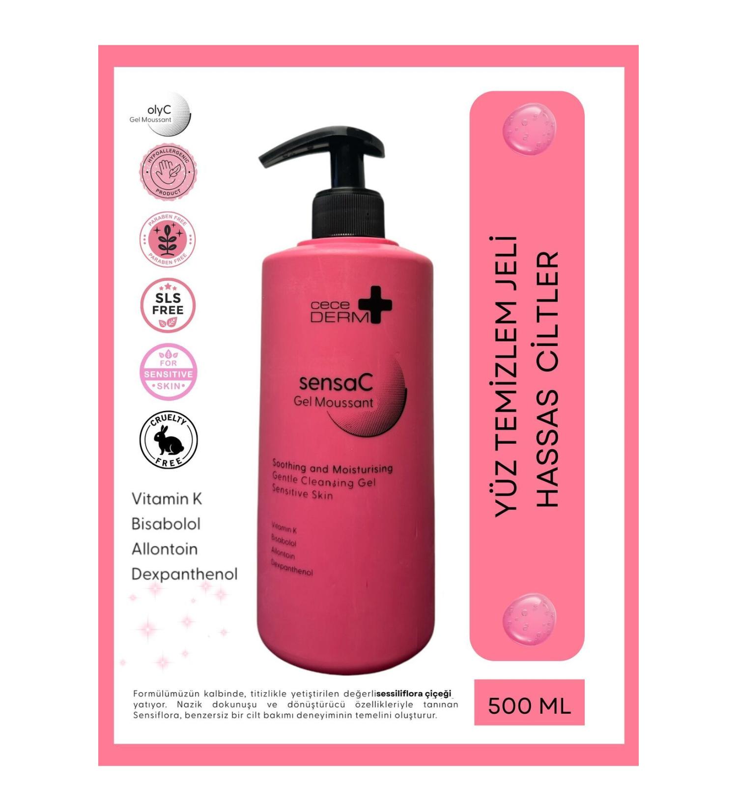 cece derm Derm Sensa C Cleansing Face Cleansing Gel