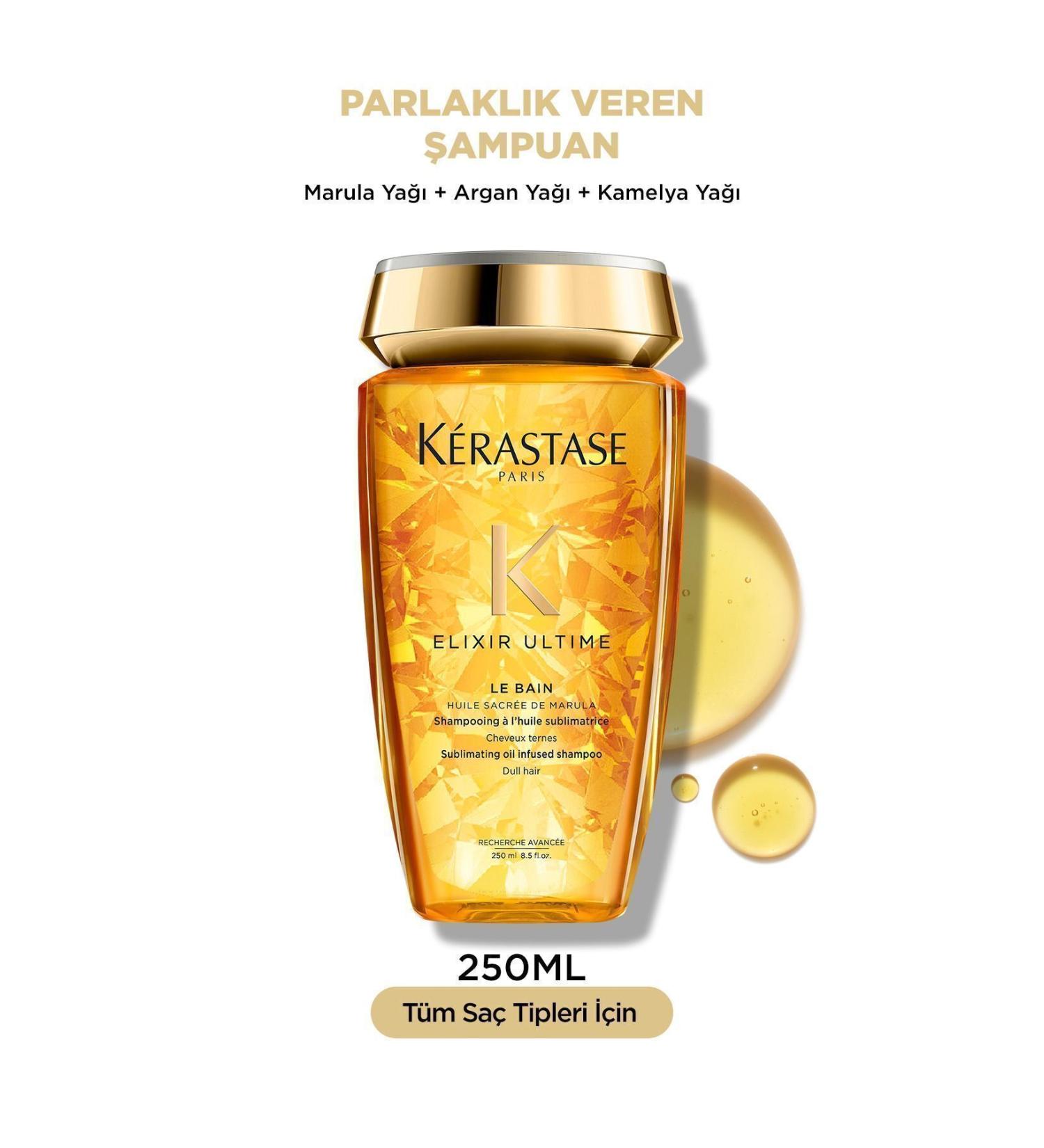 Kerastase Eva hair care Elixir Ultime Le Bain -daily care Shampoo 250 ml KERASTASE-SALOONEVA13
