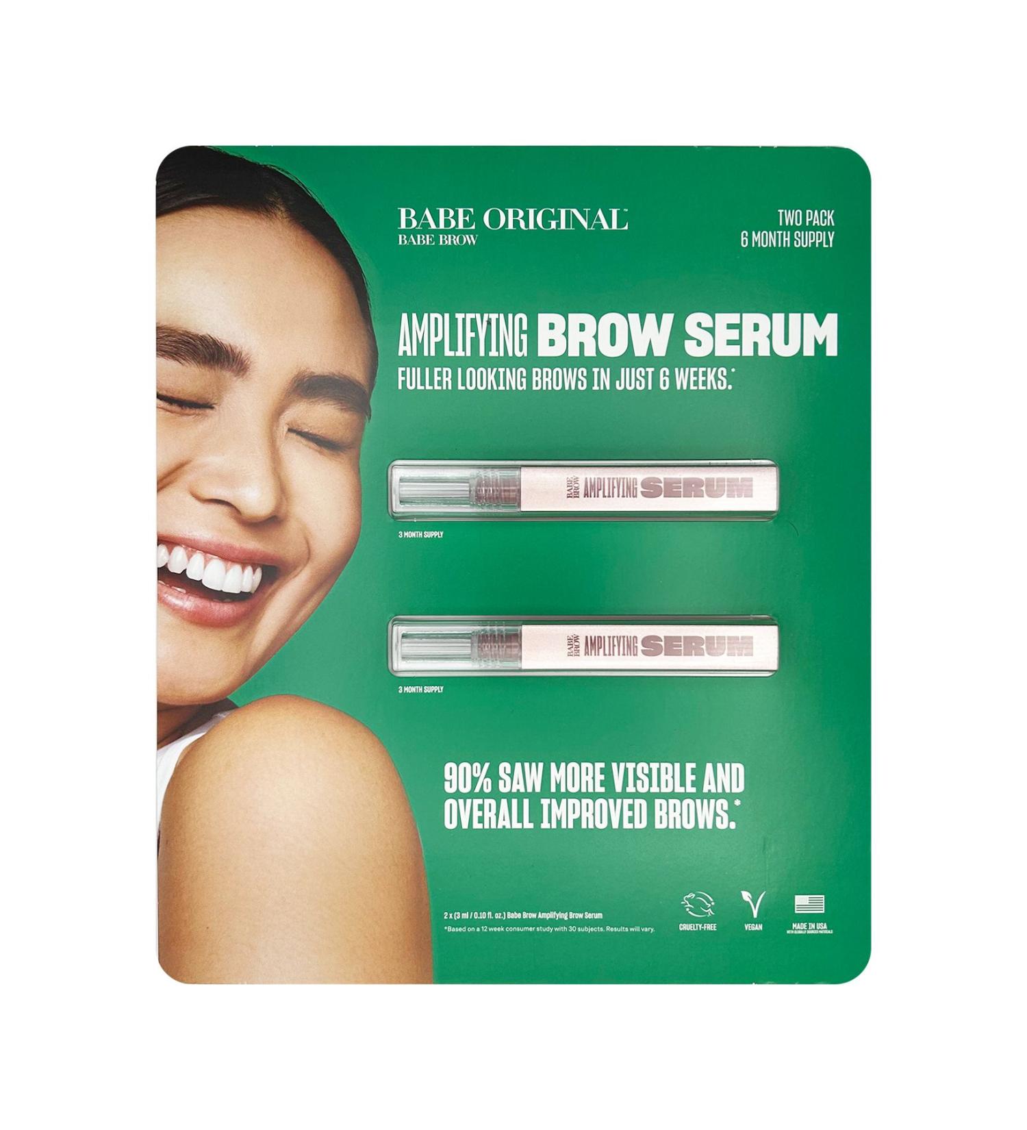 Babe Original Strengthening Eyebrow Serum Double Pack 2x3ML