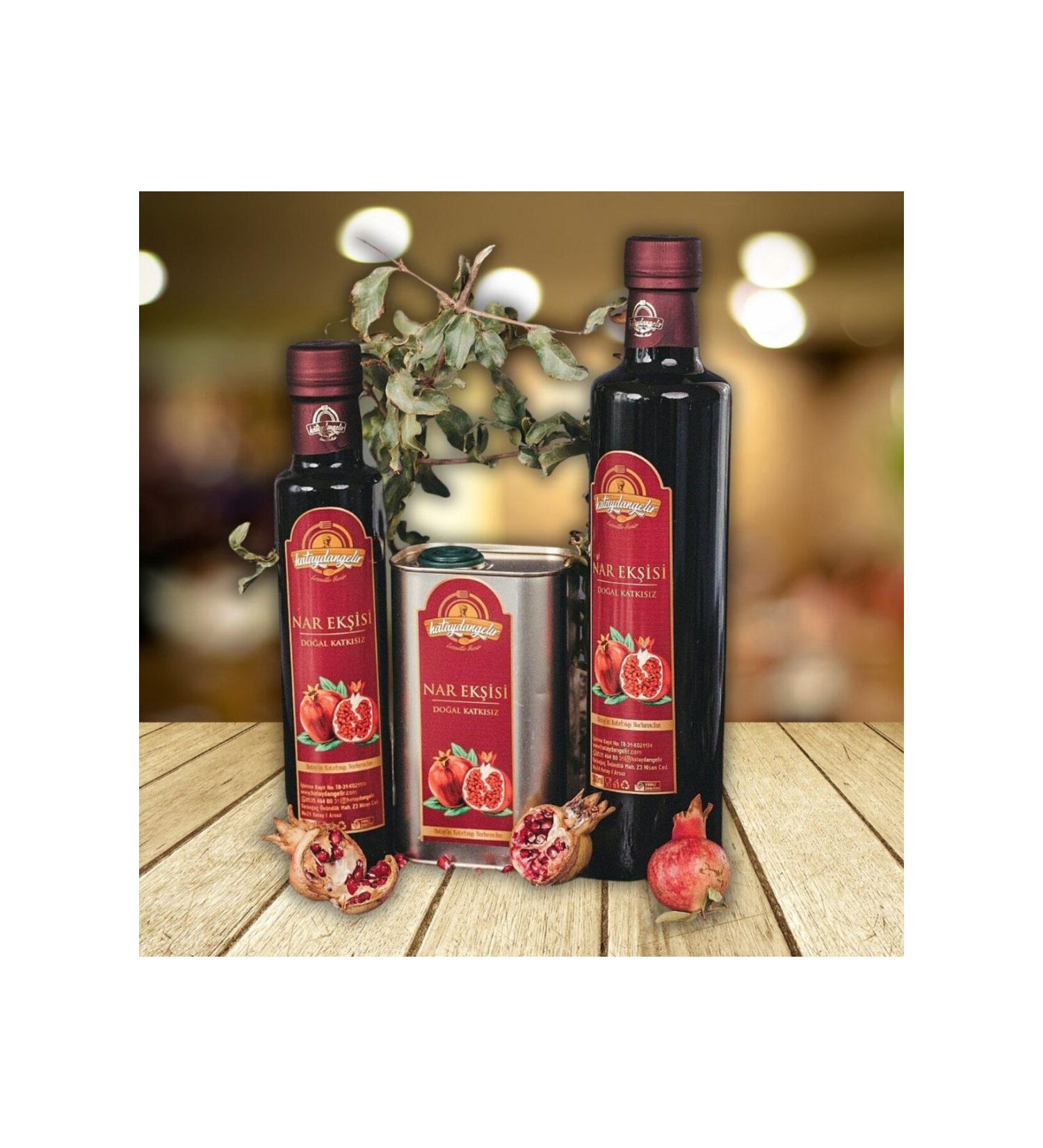 hataydangelir Hatay Homemade Pomegranate Syrup (250 ML) 375 gr Glass Bottle