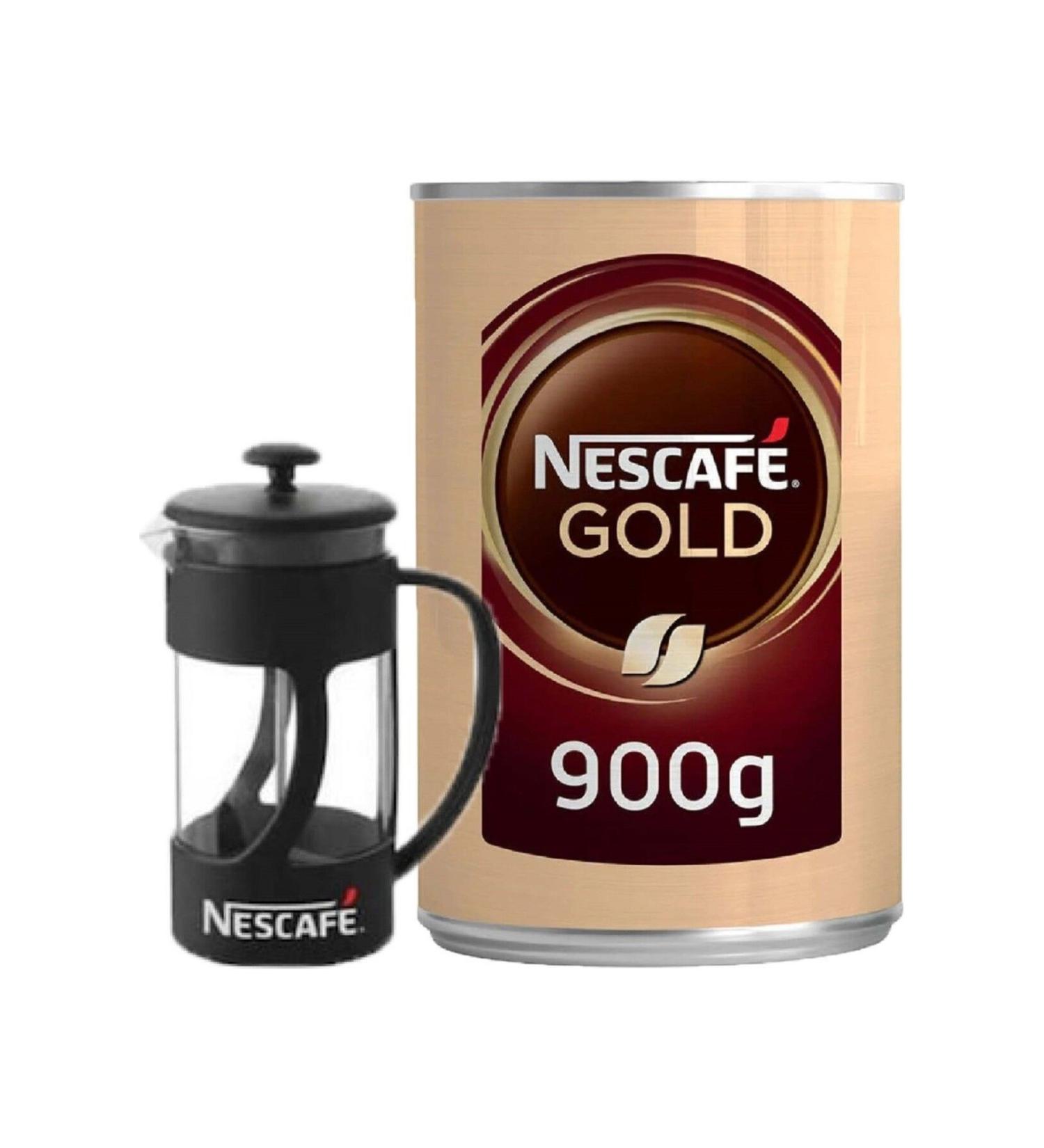 Nescafe Gold 900 gr + Frenchpress