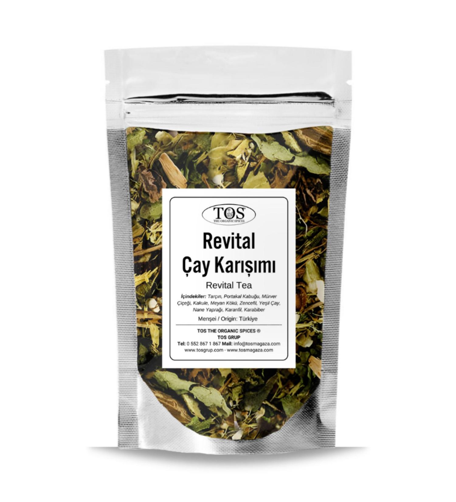 TOS The Organic Spices Revital Tea 250 gr (1st Quality) Revital Tea