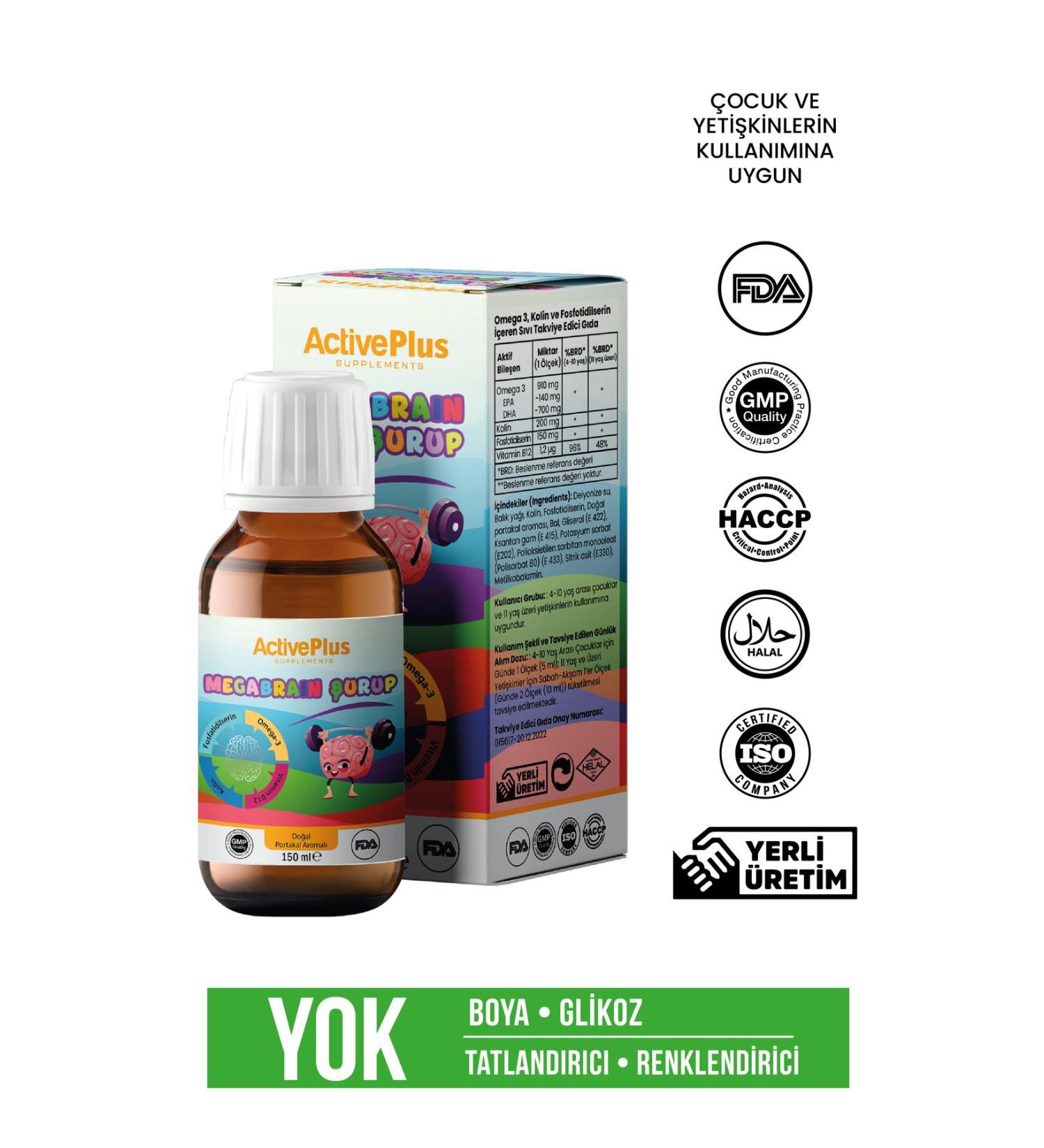 ActiveBee Supplements Megabrain Syrup - High Omega 3 Source