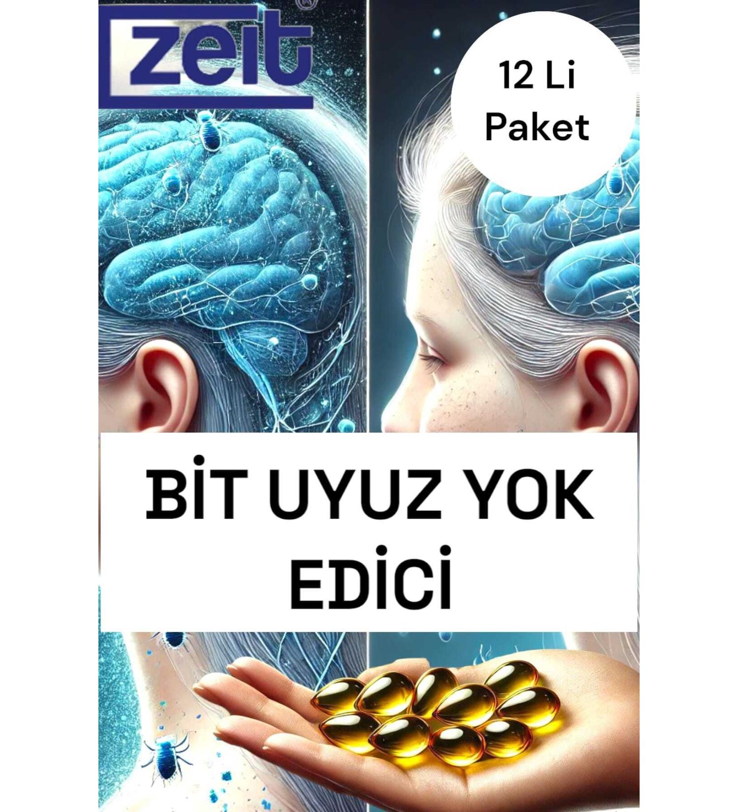 ZEIT OZONE Hair Serum Fast Acting Natural Support Against Scabies and Itching 12 Active Ozone Capsules - Buy Online on GoSupps.com