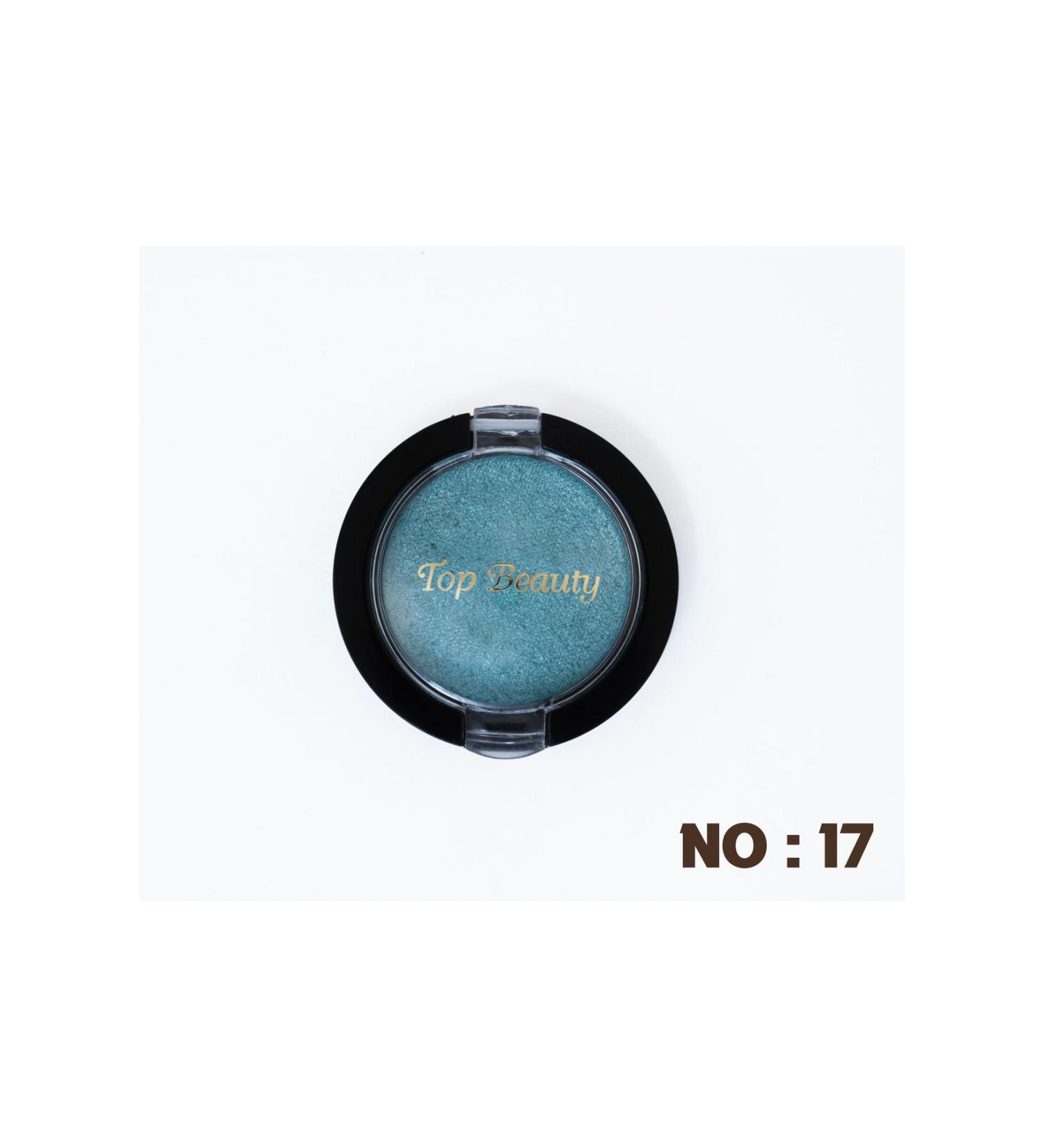 Top beauty Eye Makeup Shadow Single Shiny and Bright Long Lasting Turquoise-Eyeshadow No:17