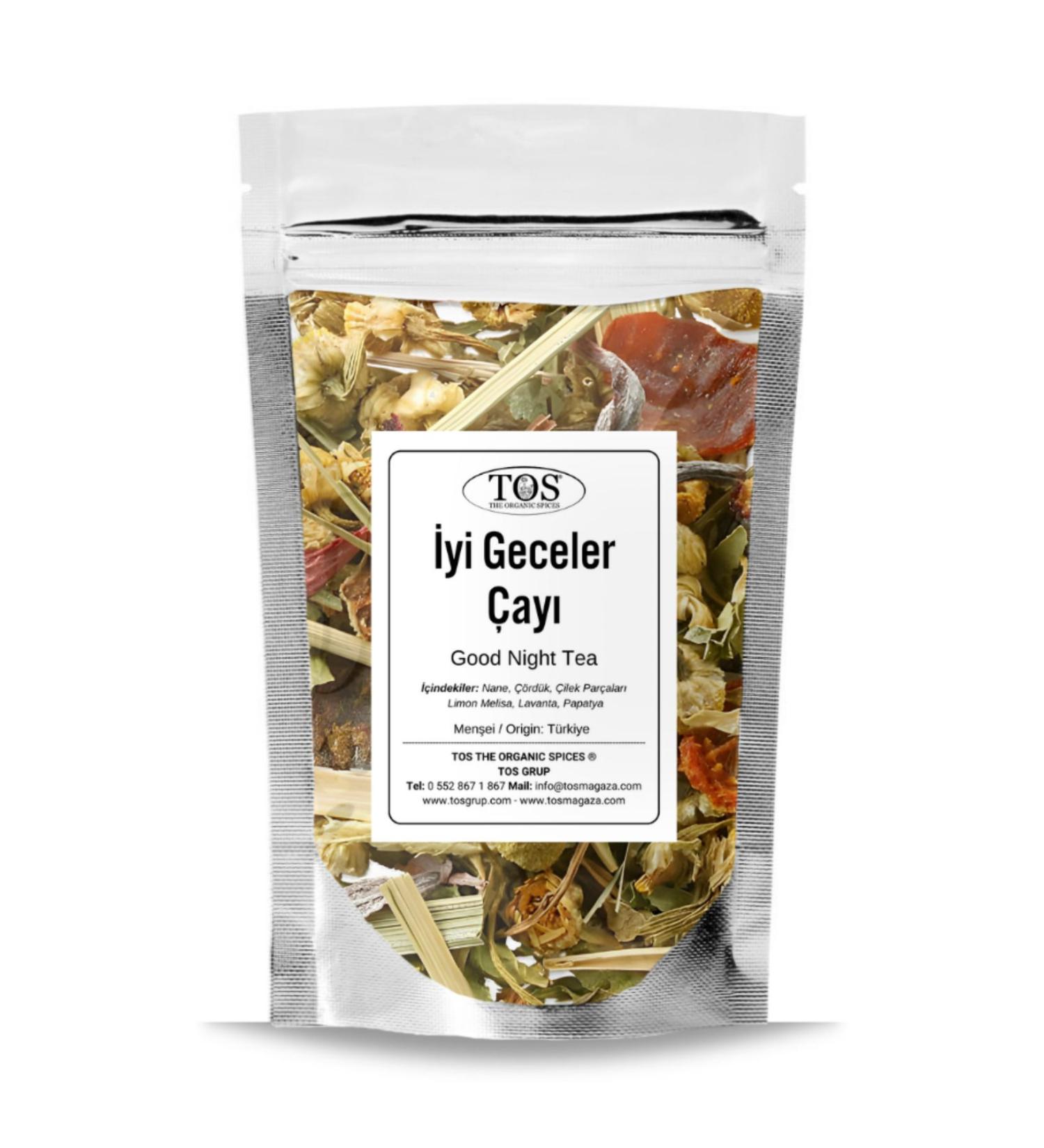 TOS The Organic Spices Good Night Tea 250 gr (1st Quality) Good Night Tea