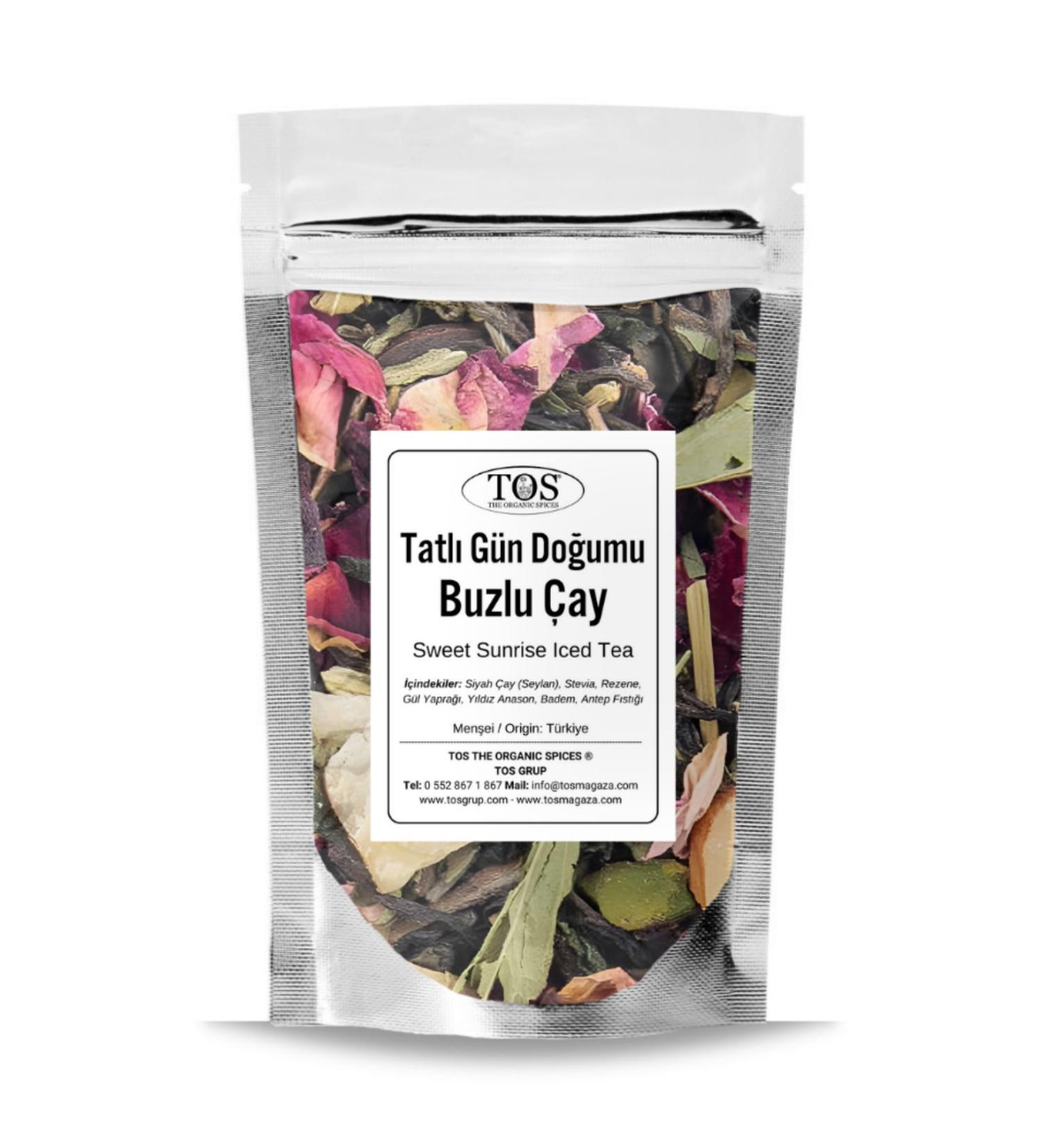 TOS The Organic Spices Sweet Sunrise Iced Tea 100 gr (1st Quality) Sweet Sunrise Iced Tea