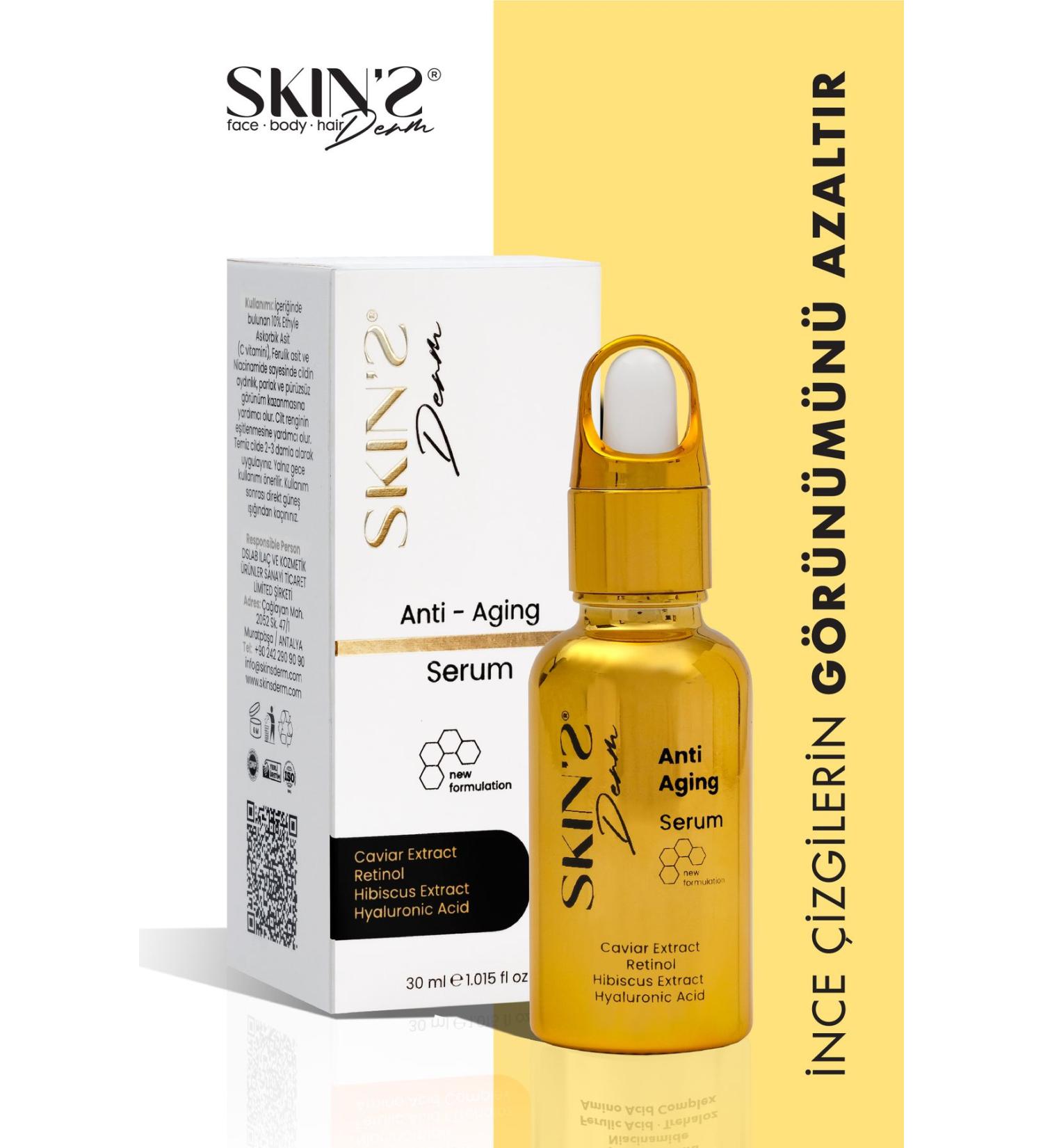 Skins Derm Skin'sderm Anti Aging Serum - Buy Online on GoSupps.com