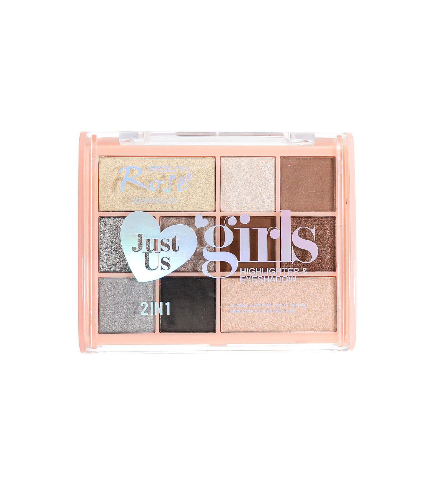 Roesia Rose Cosmetics Rose Girls 10 Eyeshadow & Highlighter - Buy Online on GoSupps.com