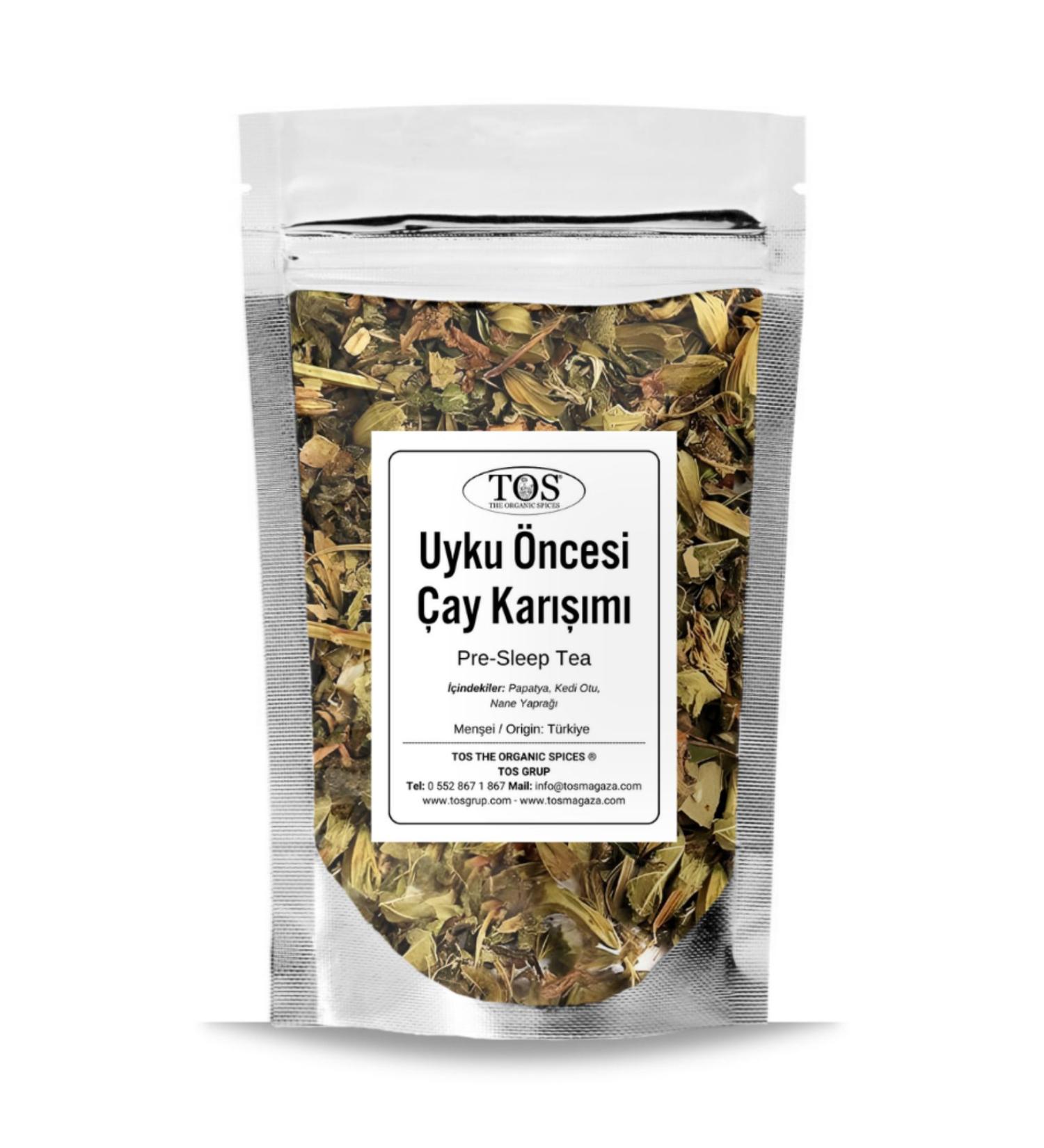 TOS The Organic Spices Pre-Sleep Tea 250 gr (1st Quality) Pre-Sleep Tea