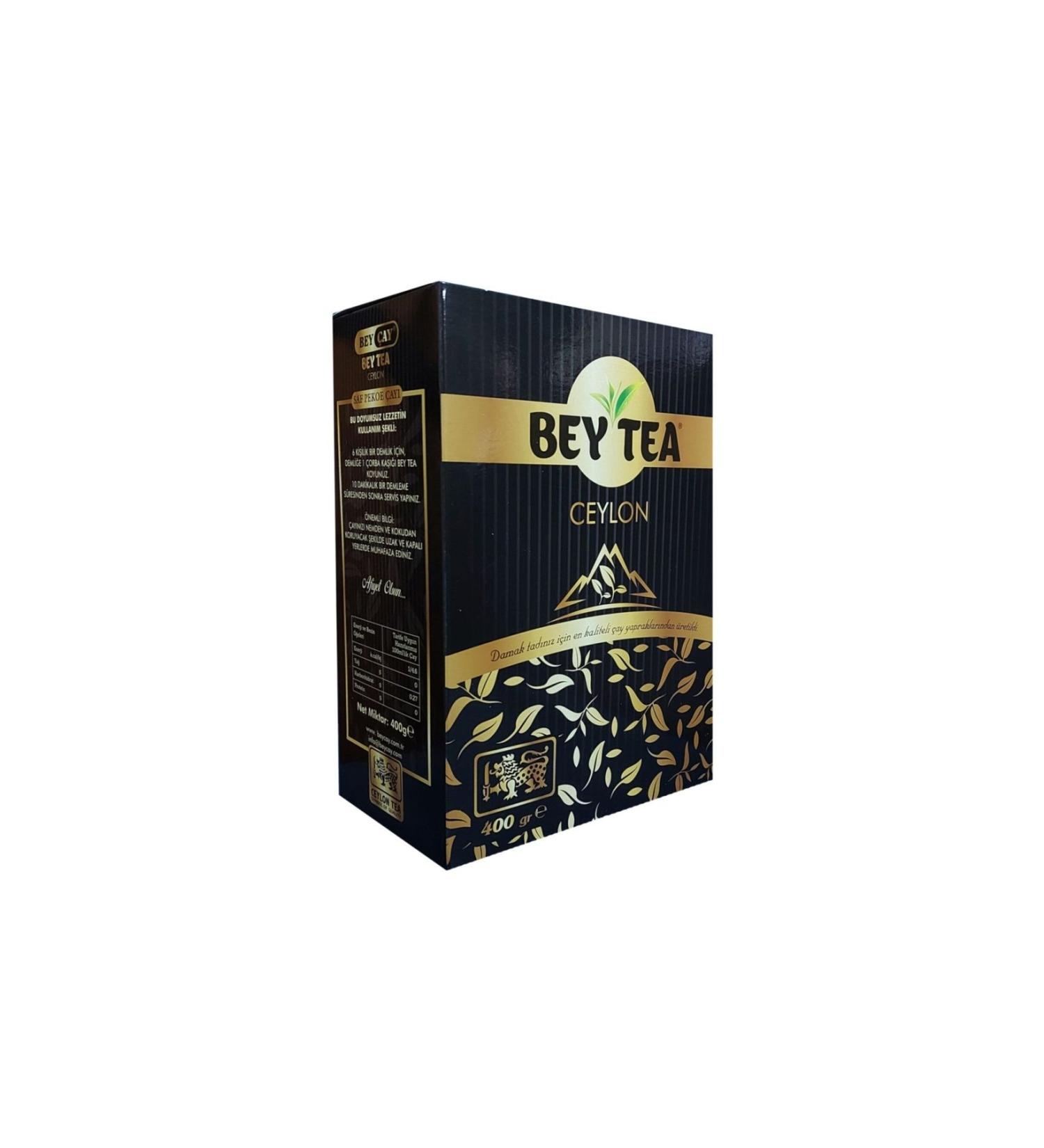 BEY TEA Bey Tea Ceylon Pekoe Black Loose Tea 400 Gr