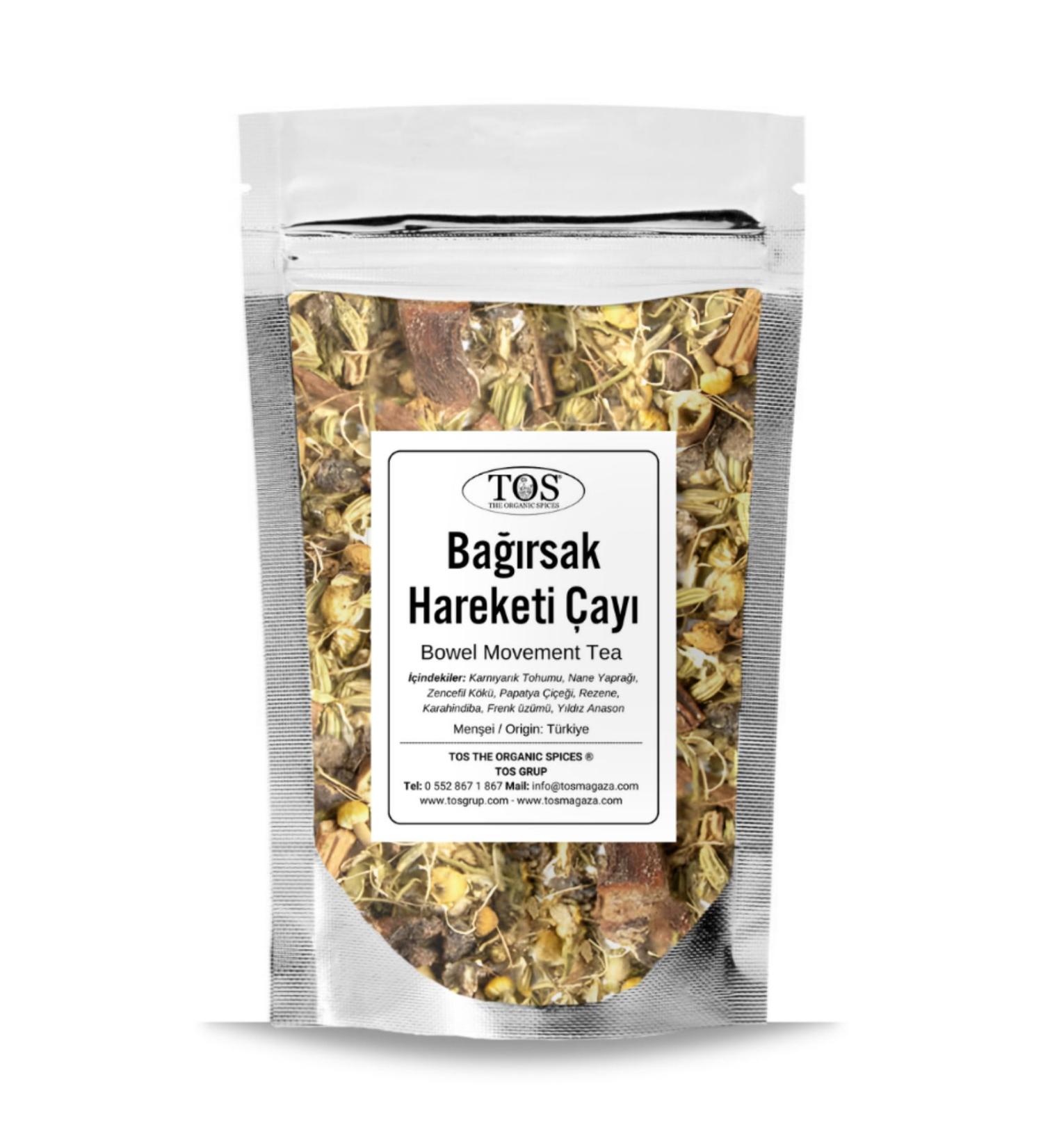 TOS The Organic Spices Natural Energy Tea 250 gr (1st Quality) Natural Energy Tea