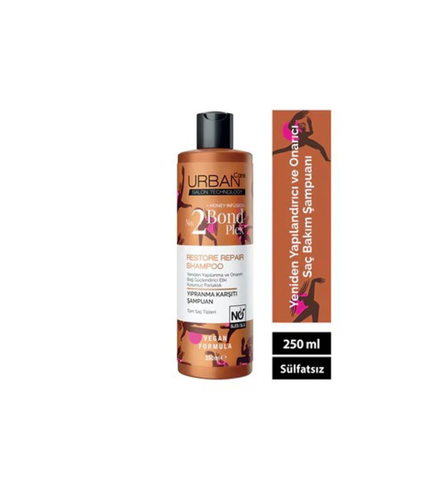 Urban Care No.2 Bond Plex Anti-Fray Hair Care Shampoo 350 ml - Buy Online on GoSupps.com