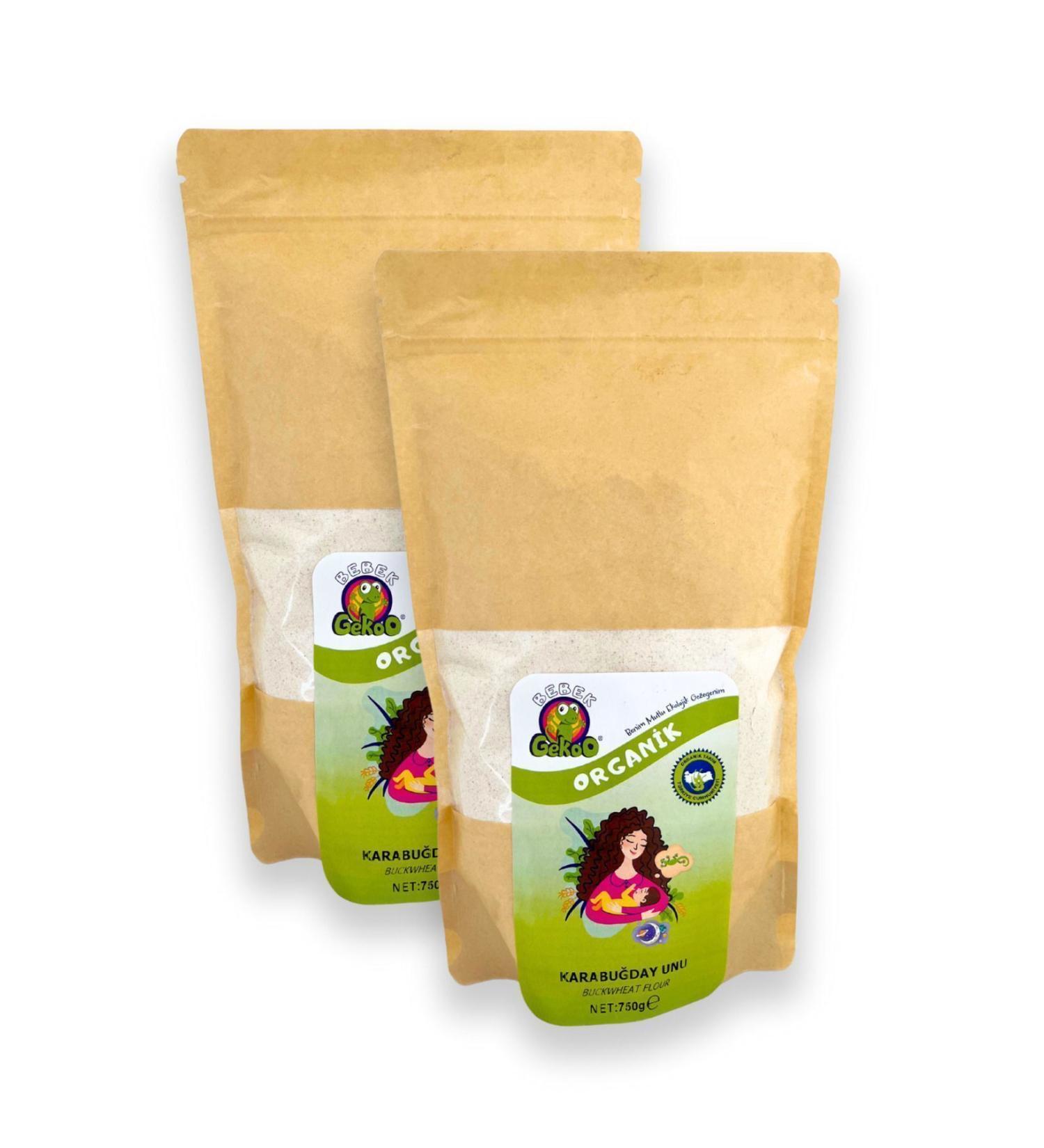 Gekoo Organic Buckwheat Flour 750g - 2 Pieces