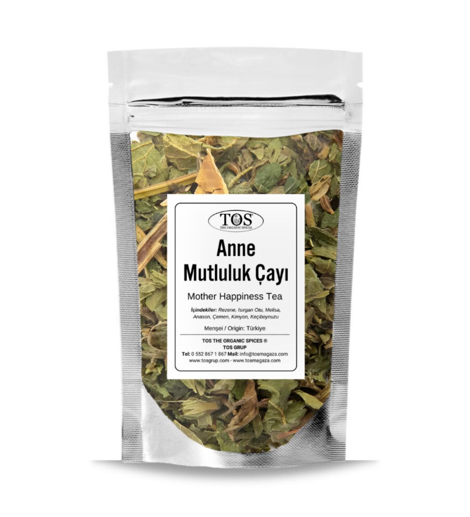 TOS The Organic Spices Mother's Happiness Tea 100 gr (1st Quality) Mother's Happiness Tea