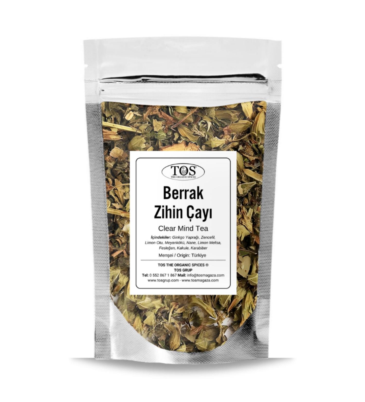 TOS The Organic Spices Clear Mind Tea 250 gr (1st Quality) Clear Mind Tea