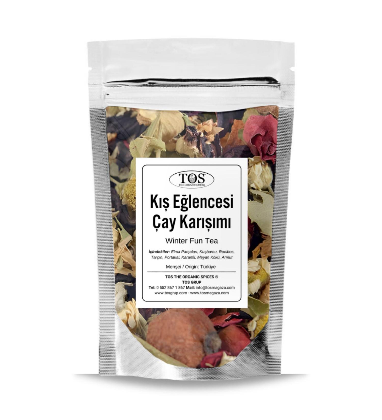 TOS The Organic Spices Winter Fun Tea 250 gr (1st Quality) Winter Fun Tea