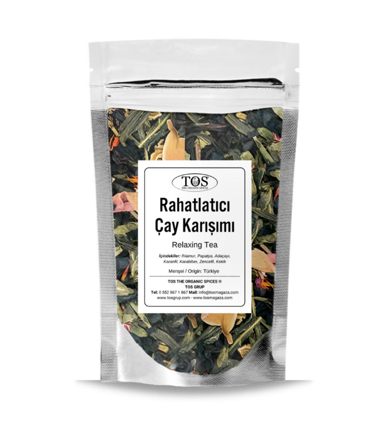 TOS The Organic Spices Relaxing Tea 100 gr (1st Quality) Relaxing Tea