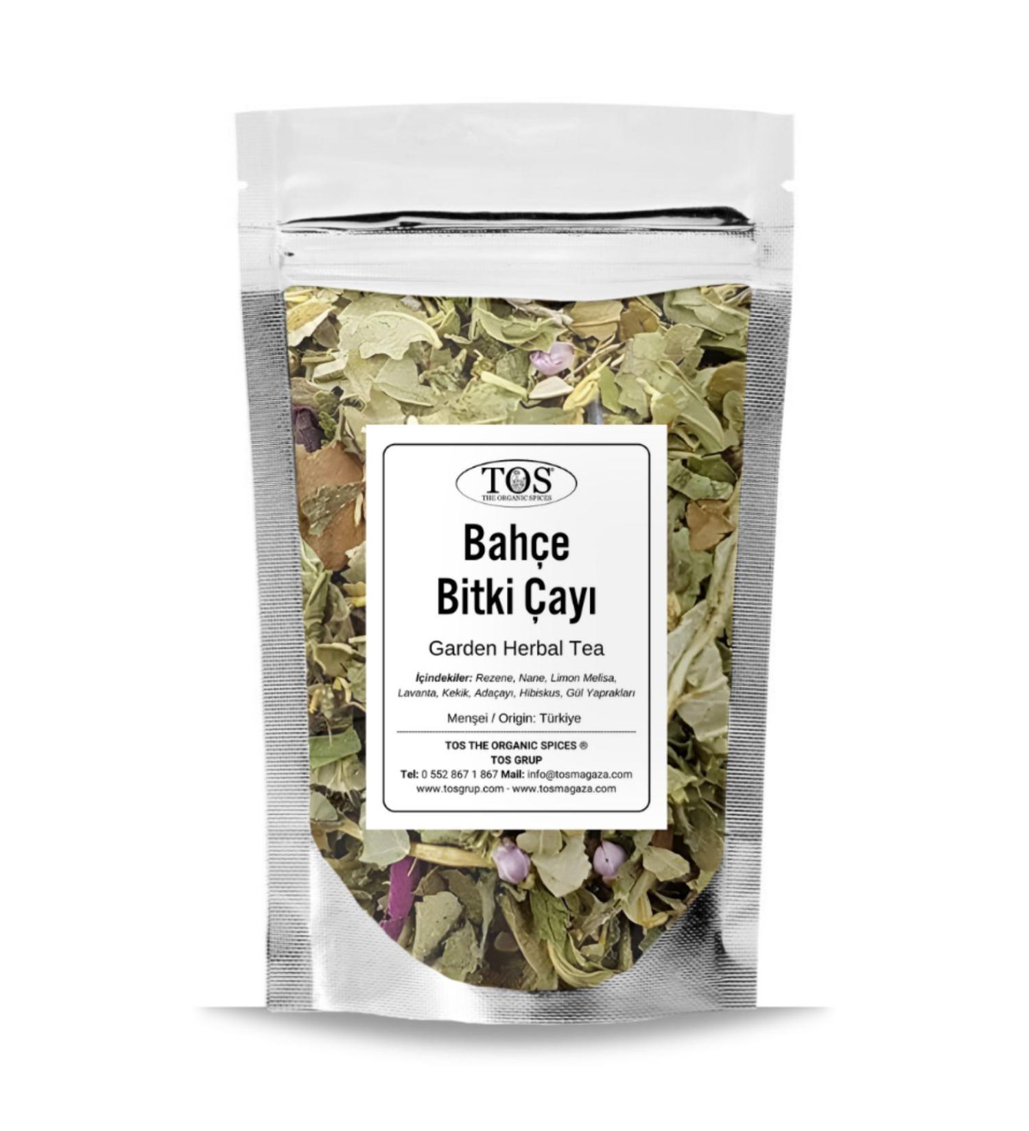 TOS The Organic Spices Garden Herbal Tea 250 gr (1st Quality) Garden Herbal Tea