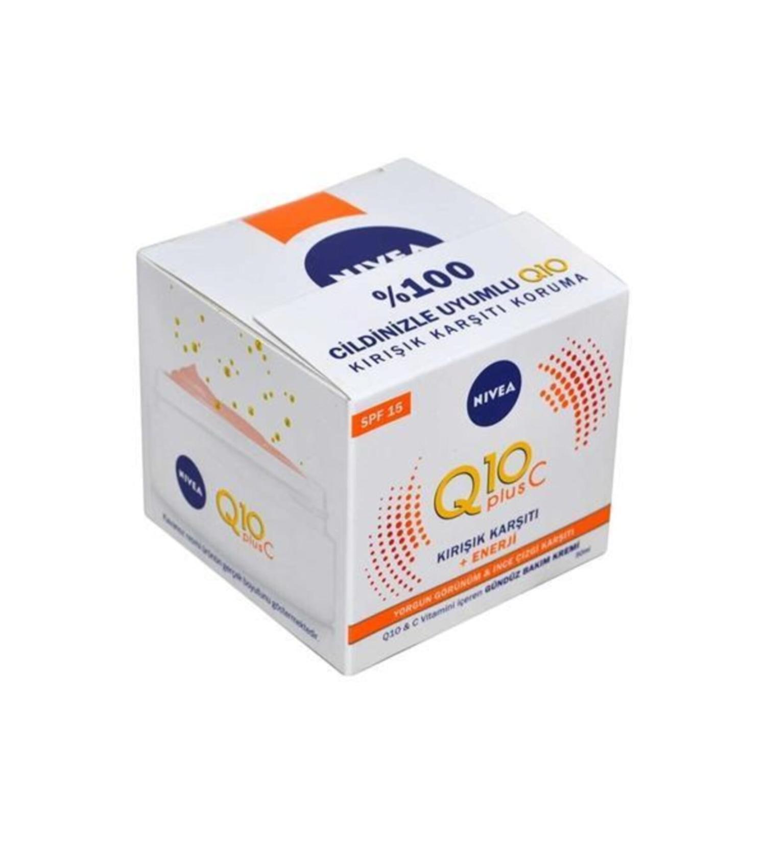 NIVEA Q10 Plus C Anti-Wrinkle + Energy Day Care Cream 50ml