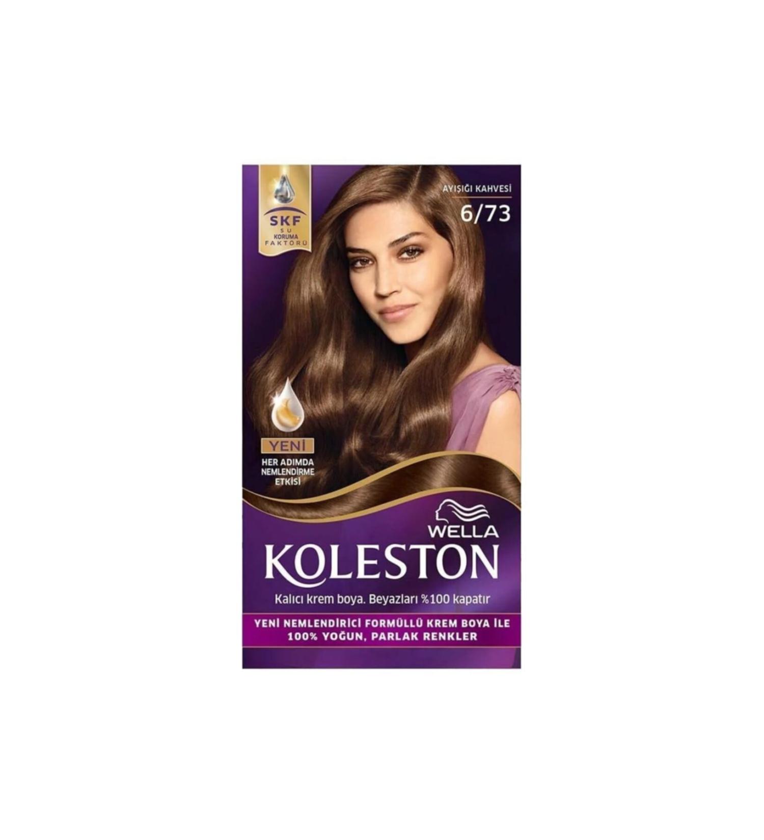 Wella Kit Hair Dye 6/73 Moonlight Brown Category: Hair Dye