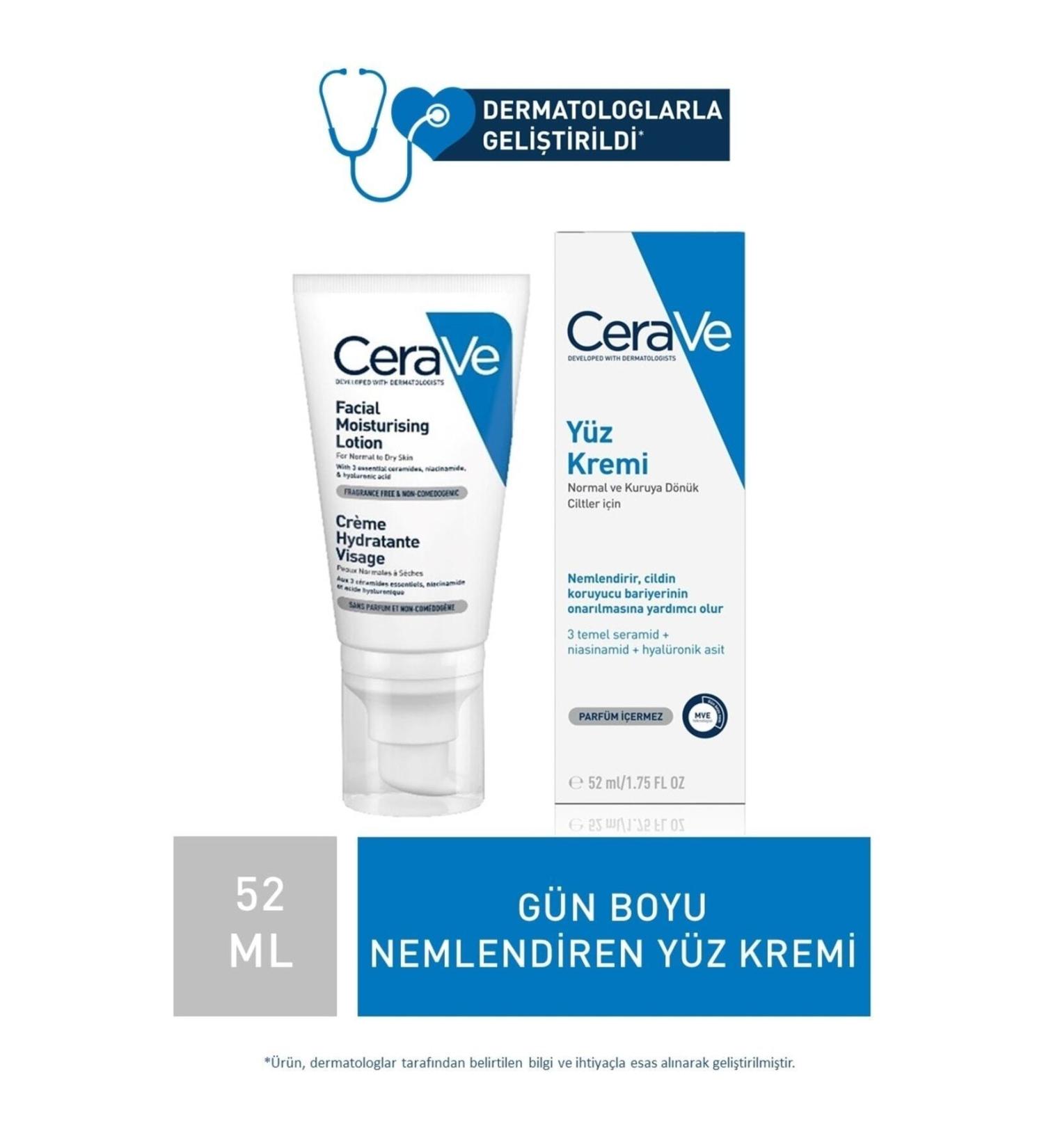 CeraVe Moisturizing Face Cream 52 Ml 3337875597449