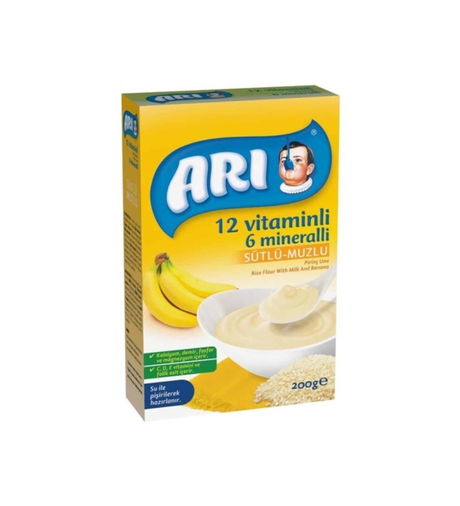 Bee Mama Milk Banana Rice Flour 200 Gr 6 Pieces