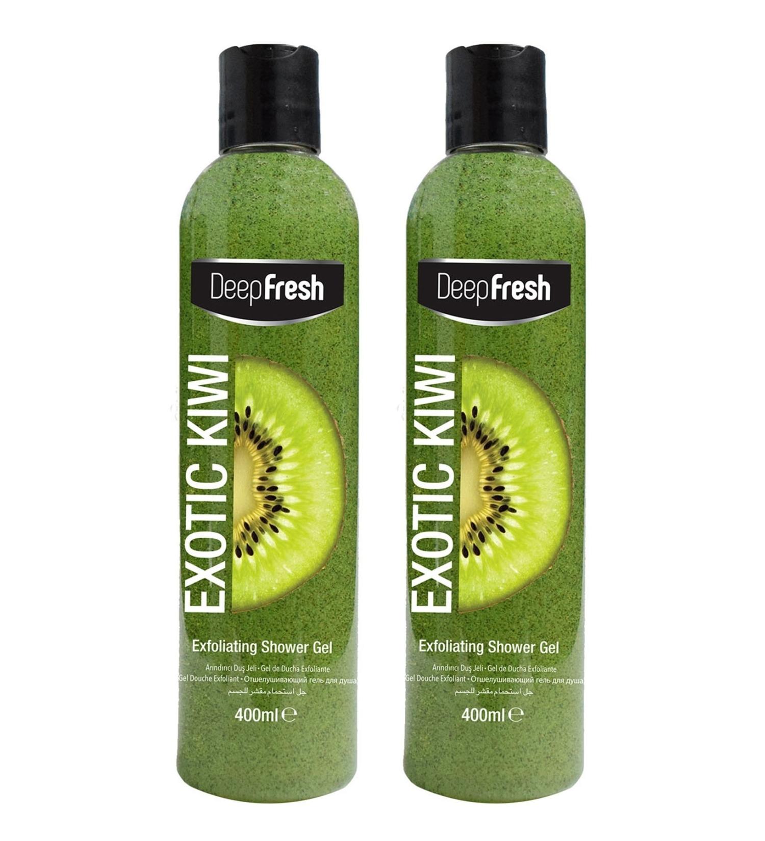 Deep Fresh Purifying Shower Gel Kiwi 2 X 400 Ml