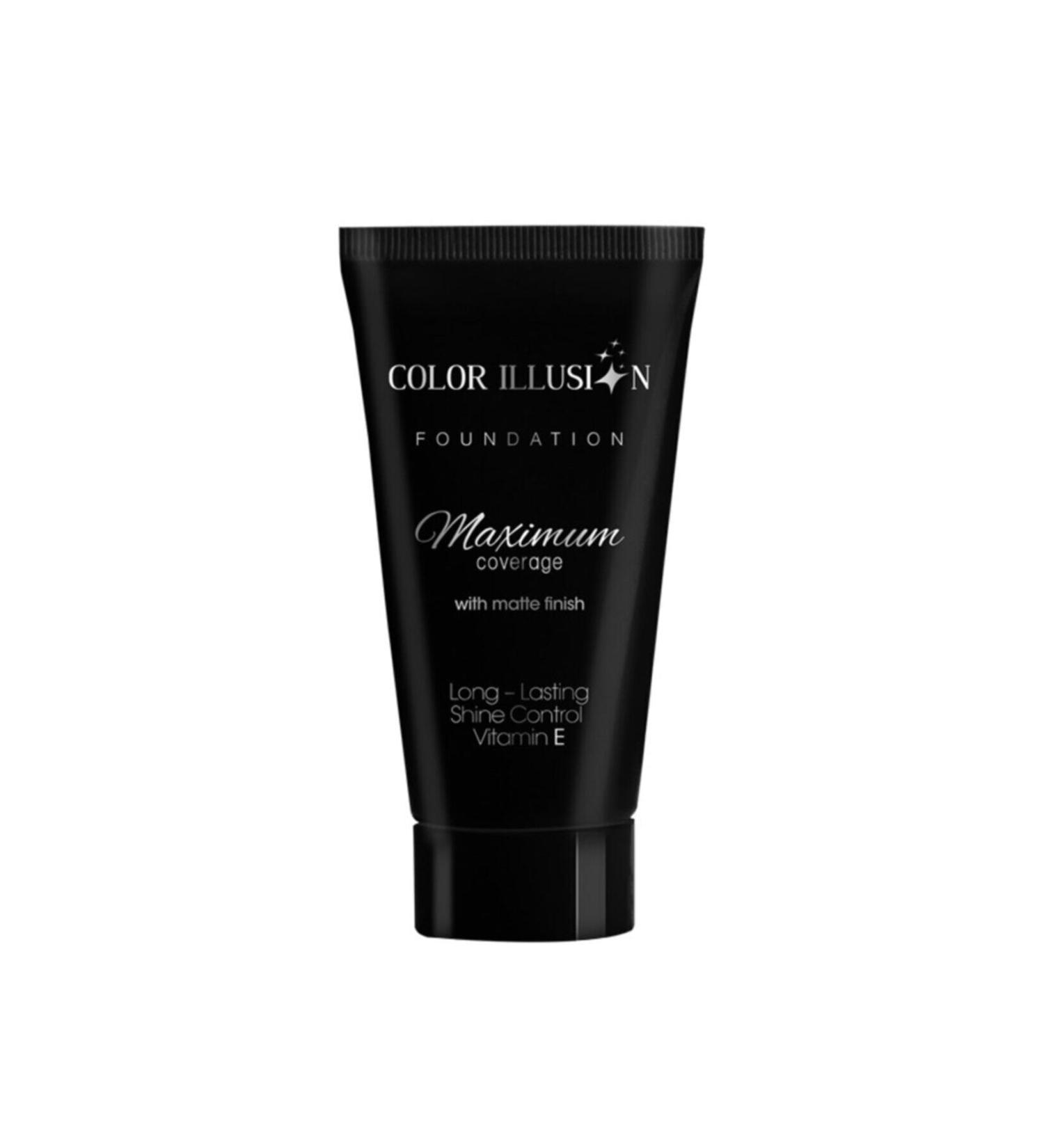 Huncalife Color Illusion Long-Lasting Matte Foundation - Light Ivory 30 ml