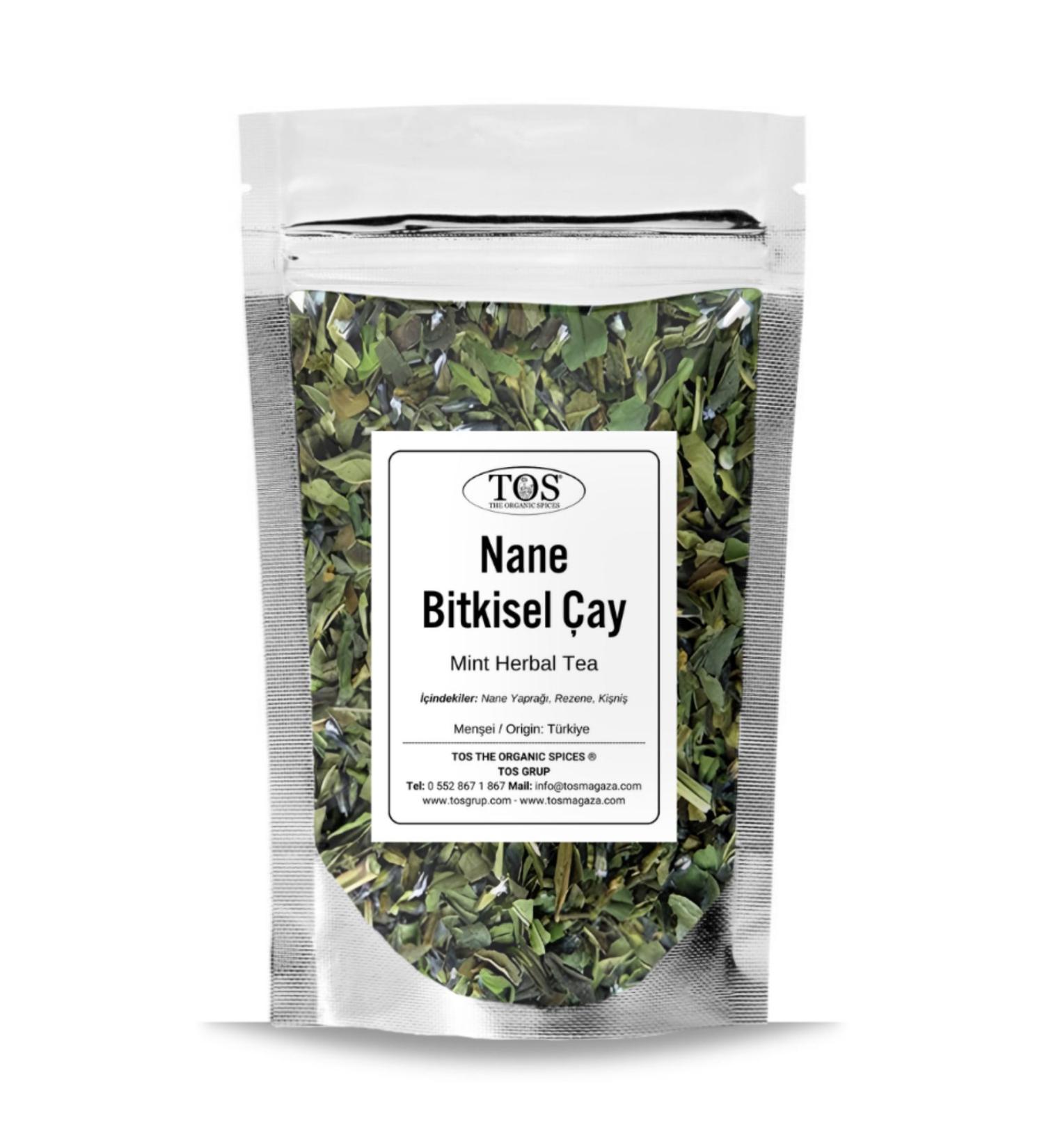 TOS The Organic Spices Mint Herbal Tea 250 gr (1st Quality) Mint Herbal Tea