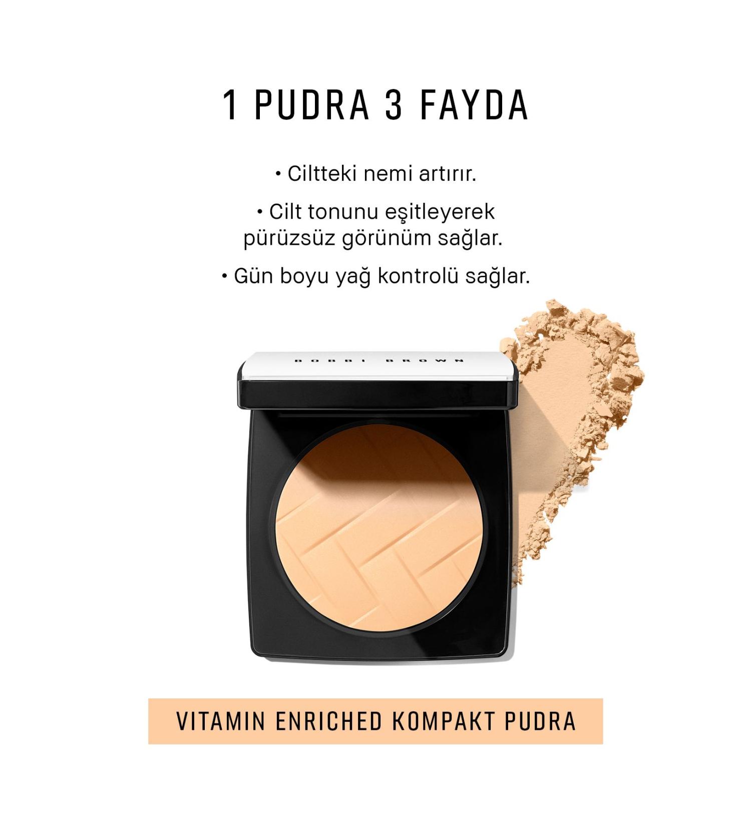 Bobbi Brown VITAMIN ENRICHED-MOISTURIZING SKIN TONE EQUALIZING COMPACT POWDER-NEUTRAL PASSI.1872