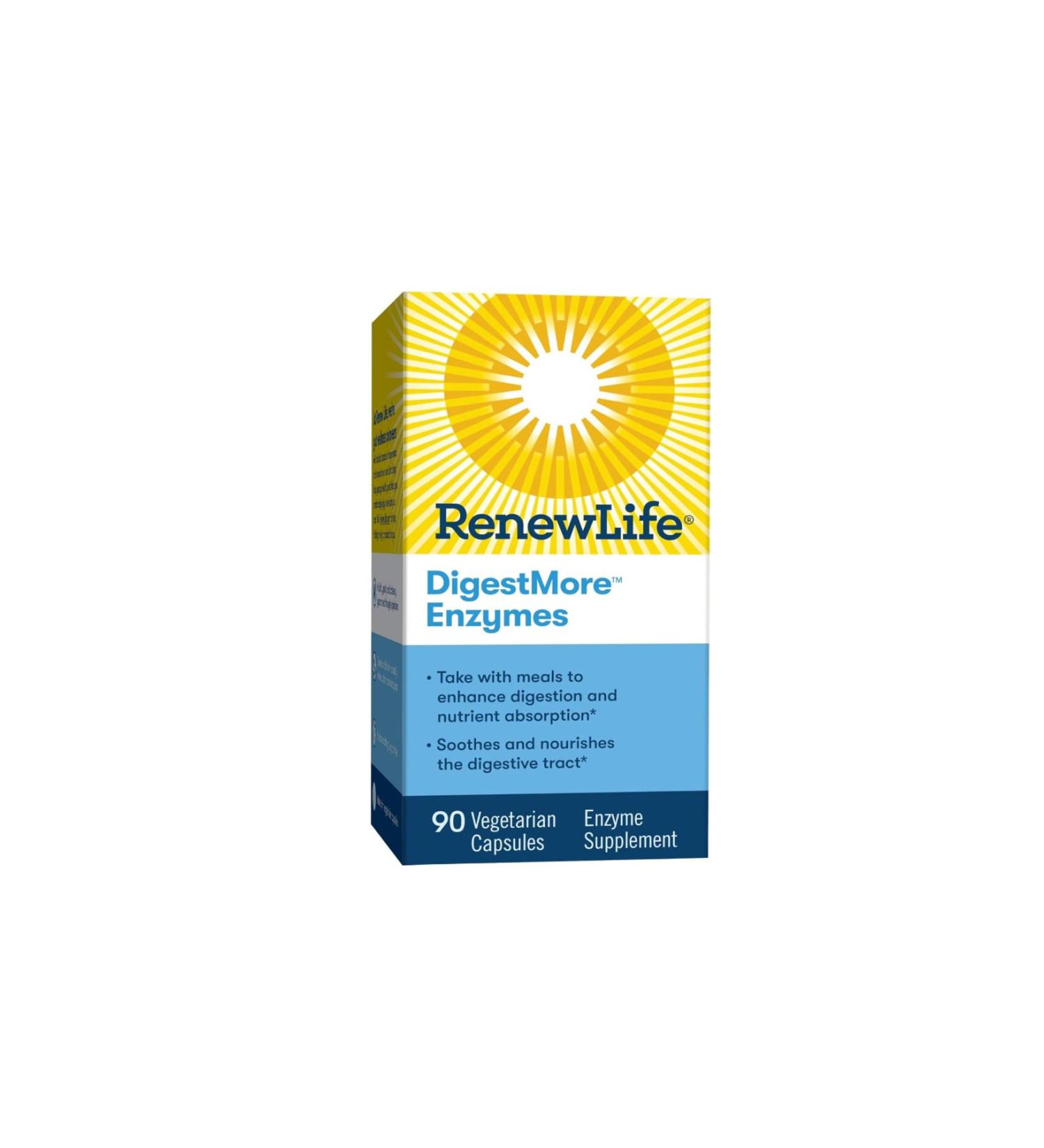 Renew Life Digestmore Enzymes 90 Capsules