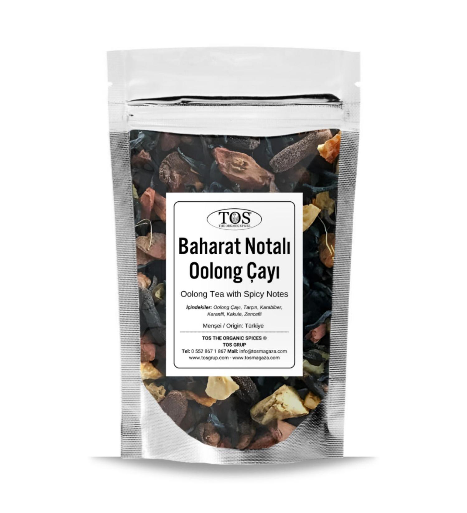 TOS The Organic Spices Spice-Noted Masala Oolong Tea 250 gr (1st Quality) Spice-Noted Masala Oolong Tea