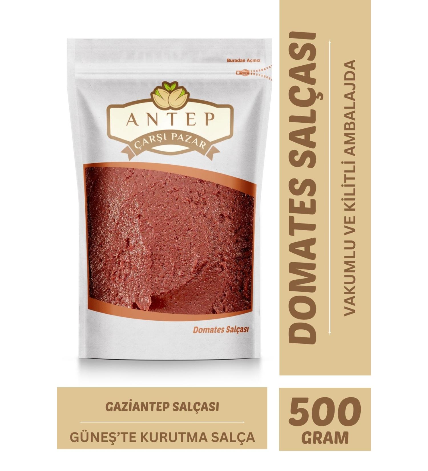 Antep Bazaar Tomato Paste Gaziantep Homemade Sun-Dried | 500 Gr. - Buy Online on GoSupps.com