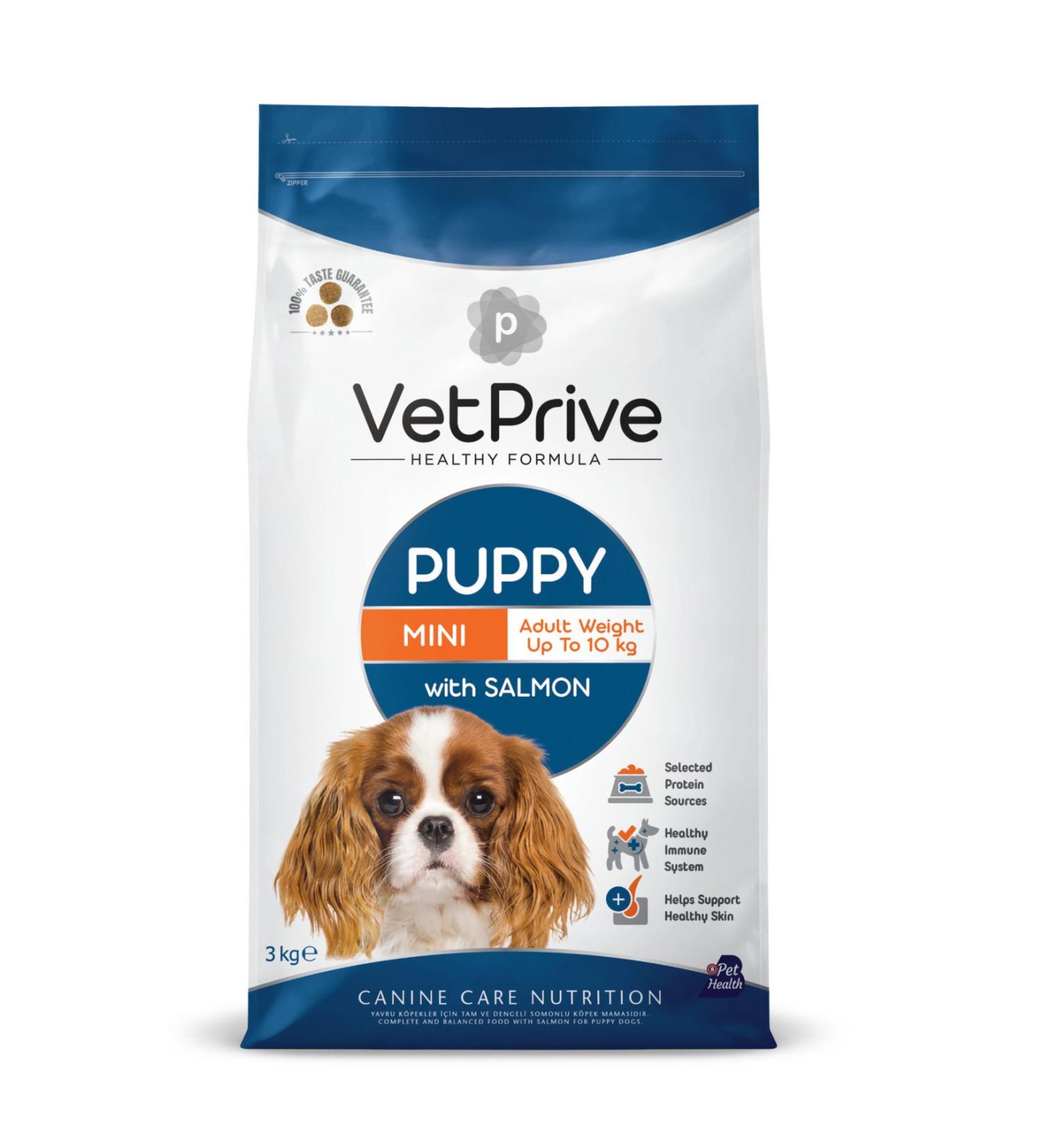VetPrive Vet Prive Mini Puppy Salmon Salmon Food for Puppies 3 Kg