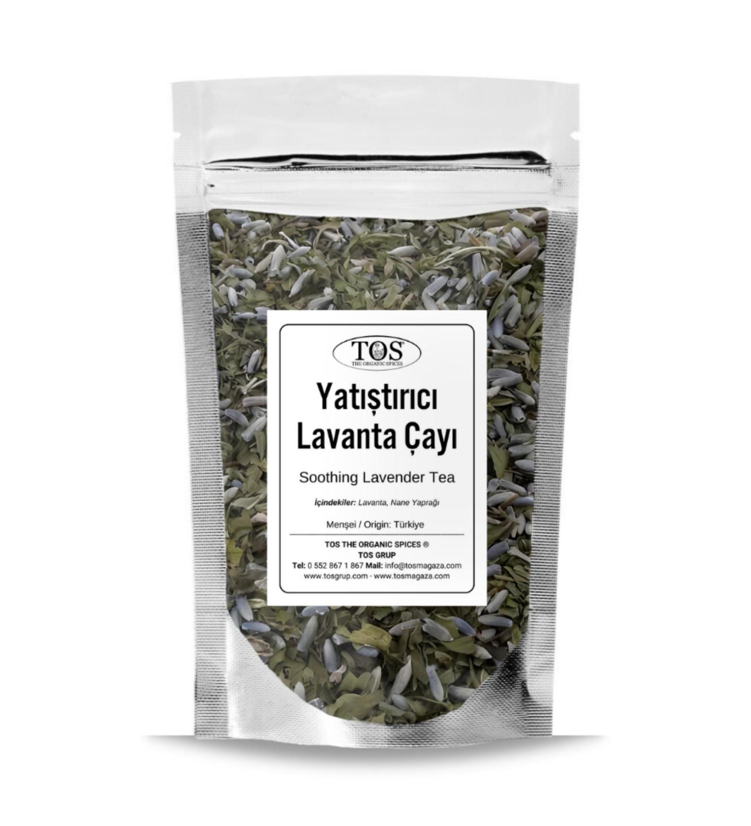 TOS The Organic Spices Calming Lavender Tea 250 gr (1st Quality)