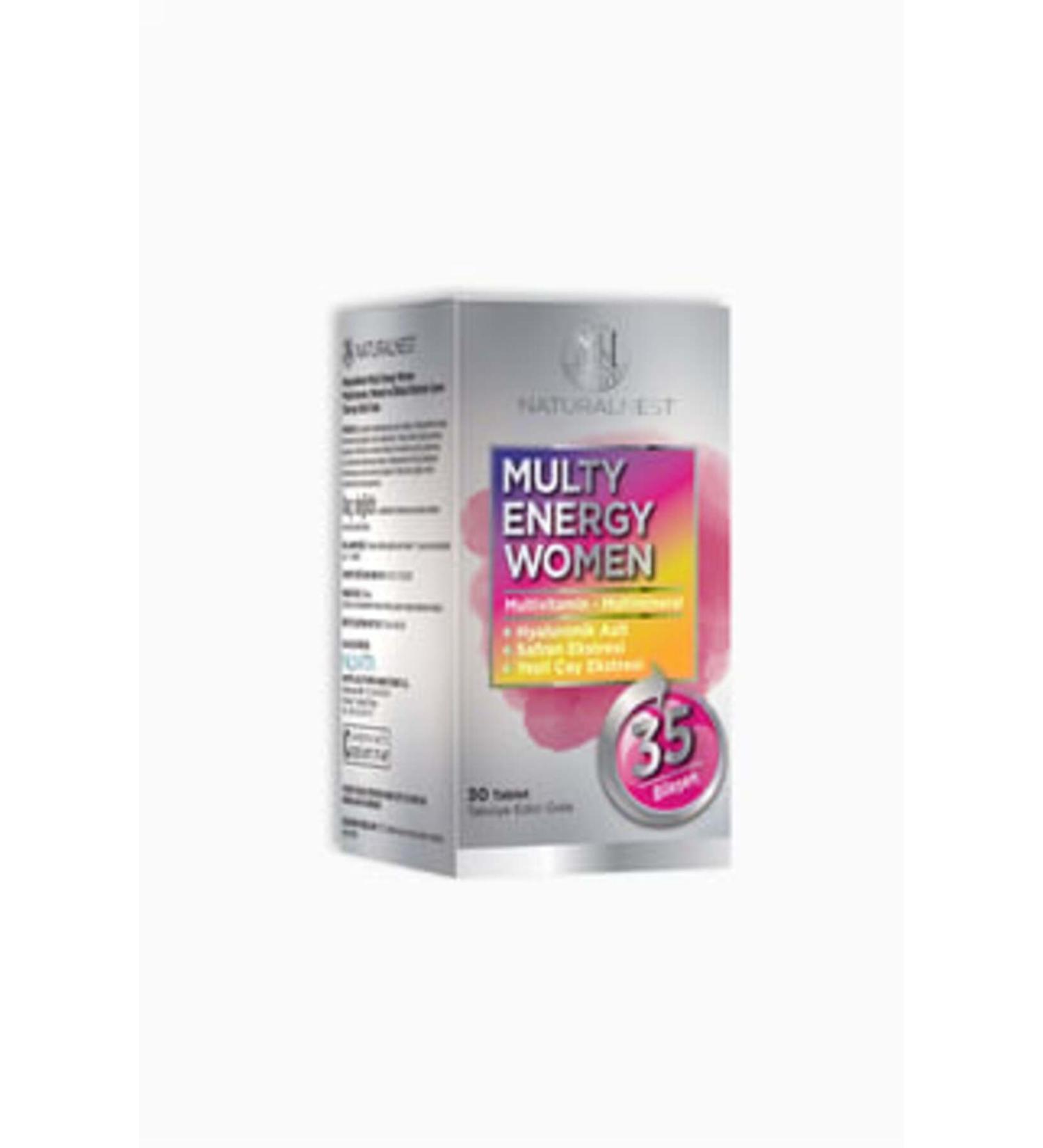 Natural Nest STD Naturalnest Multy Energy Women 30 Tablets (SINGLE)