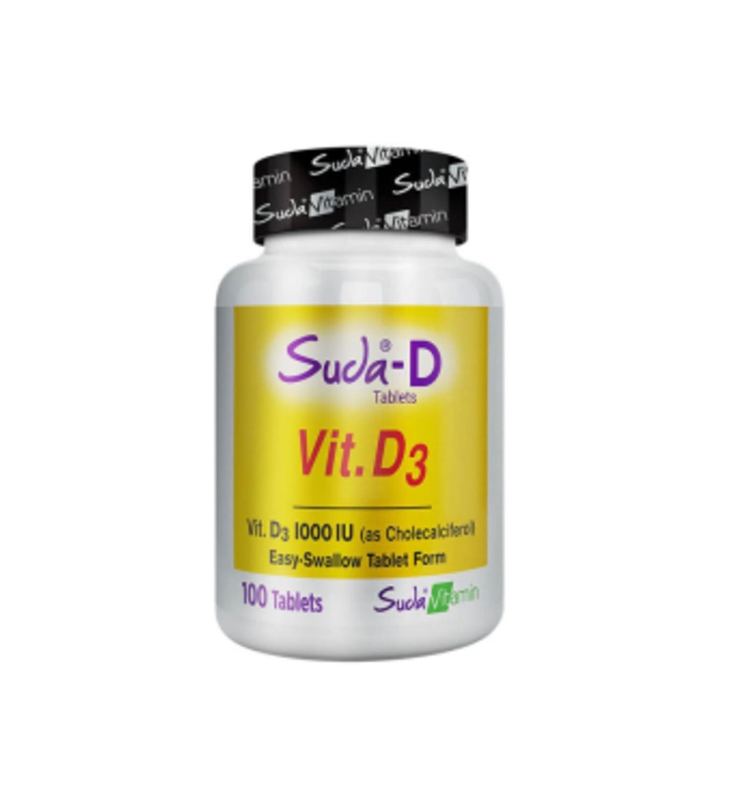 NOVAFACE STD Vitamin D3 1000 IU 100 Tablets in Water (SINGLE)