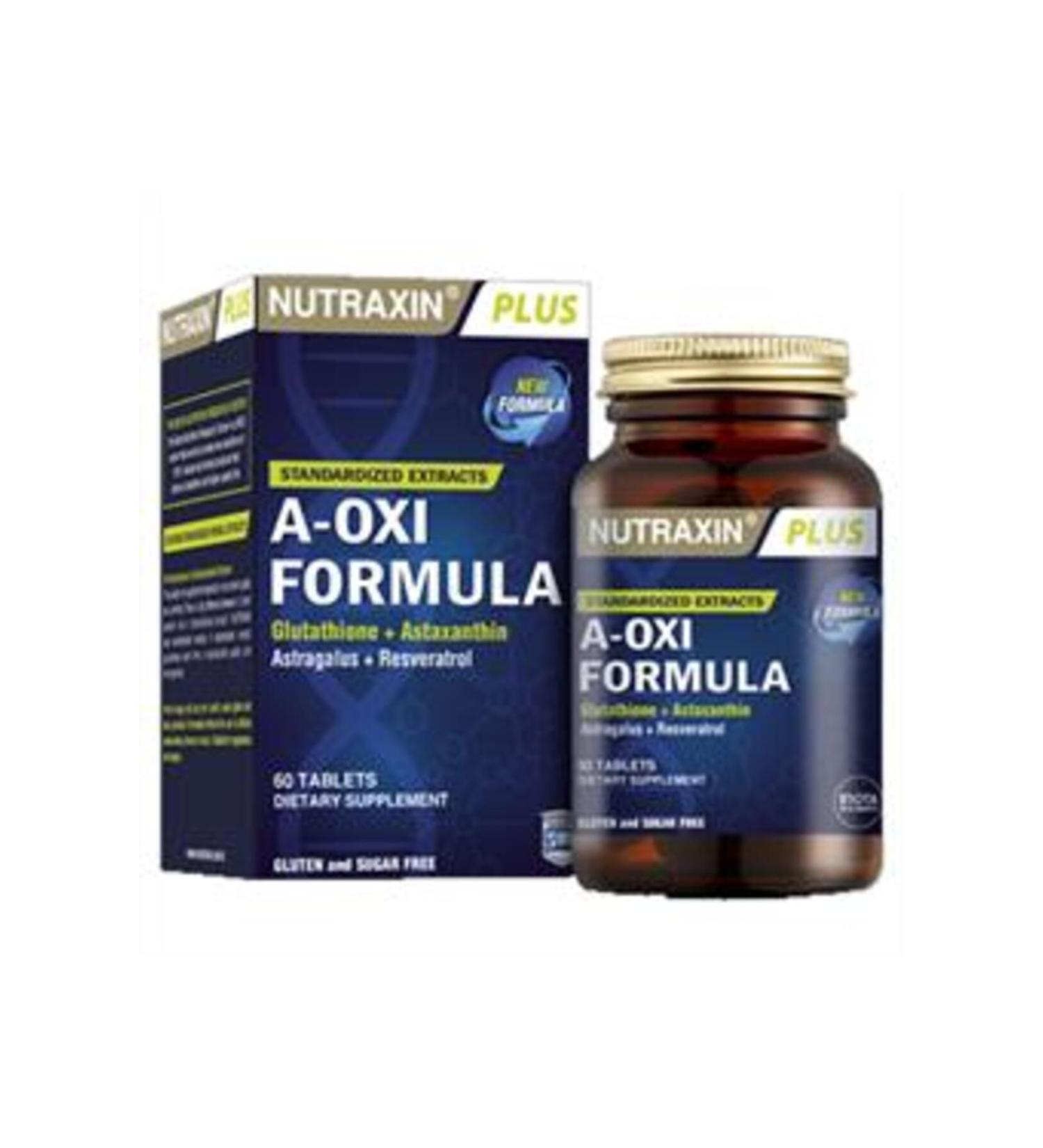 Nutraxin Plus A Oxi Formula 60 Tablets