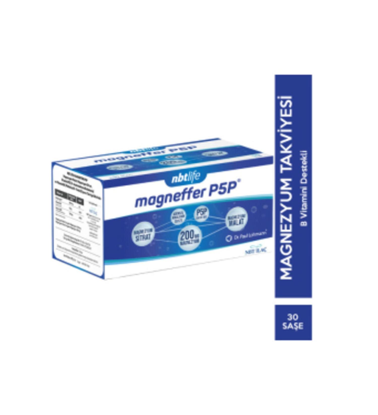 NBT STD NBT Life Magneffer P5P 30 Stick Sachet Magnesium Supplement (SINGLE)